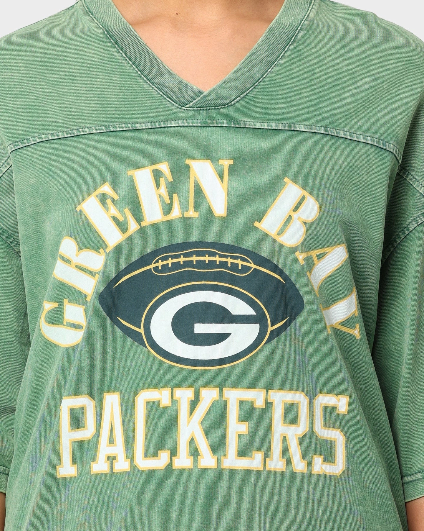 Mitchell & Ness Green Bay Packers Winners Oversized T-Shirt Bucks Green Perfect for Outdoors UV Protective Fabric