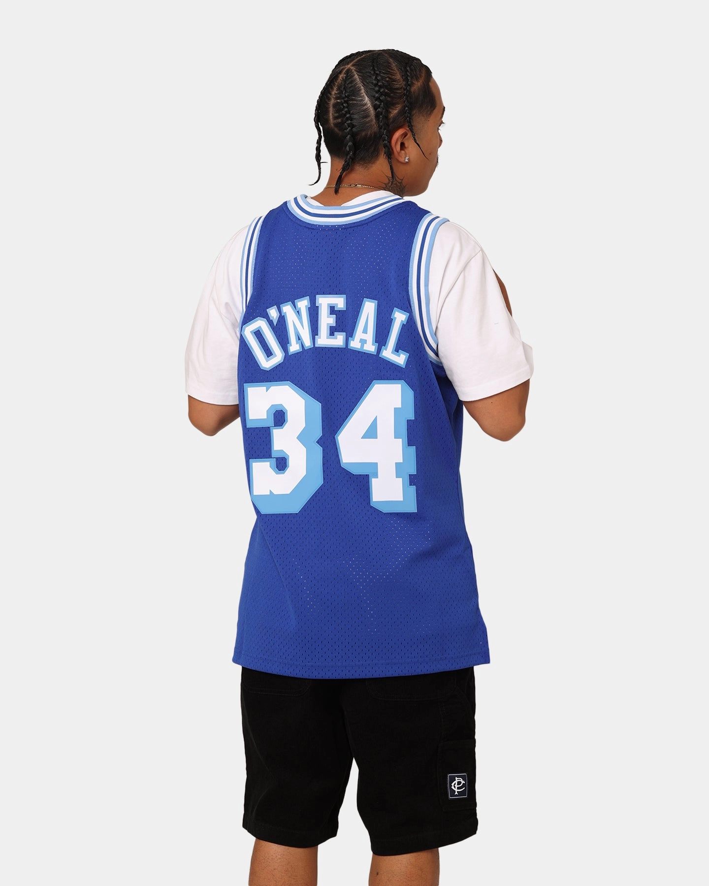 Temperature Regulating Material Odor Resistant Clothing Tech Mitchell & Ness Los Angeles Lakers Shaquille O'Neal '96-'97 #34 Swingman Jersey Royal