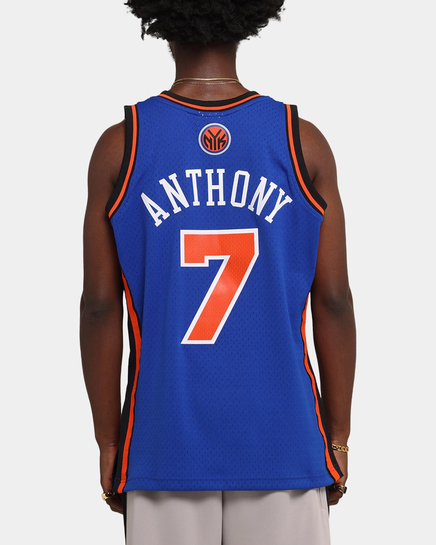Sport Ready Mitchell & Ness New York Knicks Carmelo Anthony 2010 Dark Jersey Royal