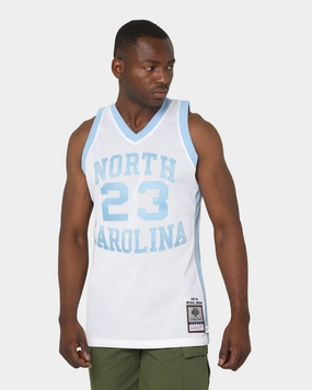 Mitchell & Ness UNC Michael Jordan #23 '83-'84 Authentic Jersey White Brushed Fleece Lining