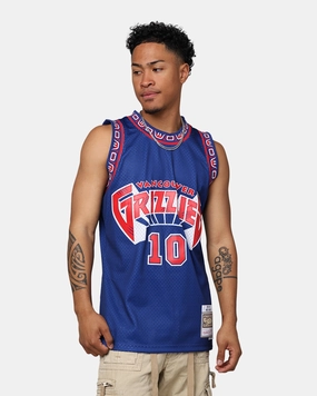 Mitchell & Ness Vancouver Grizzlies Mike Bibby 1998-99 College Twist Swing Jersey Navy/Red Air Control