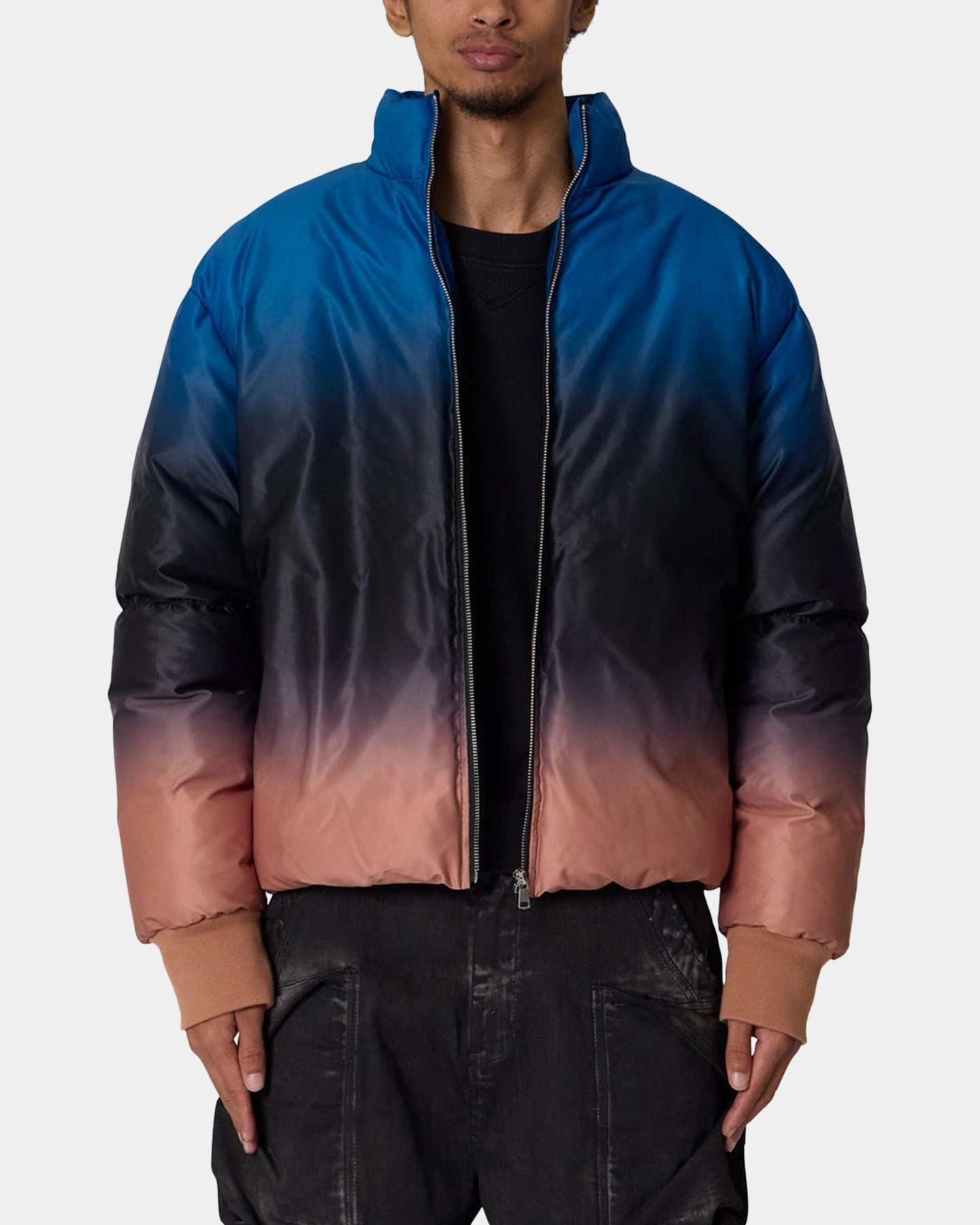 MNML Jupiter Ombre Puffer Jacket Blue/Pink Class
