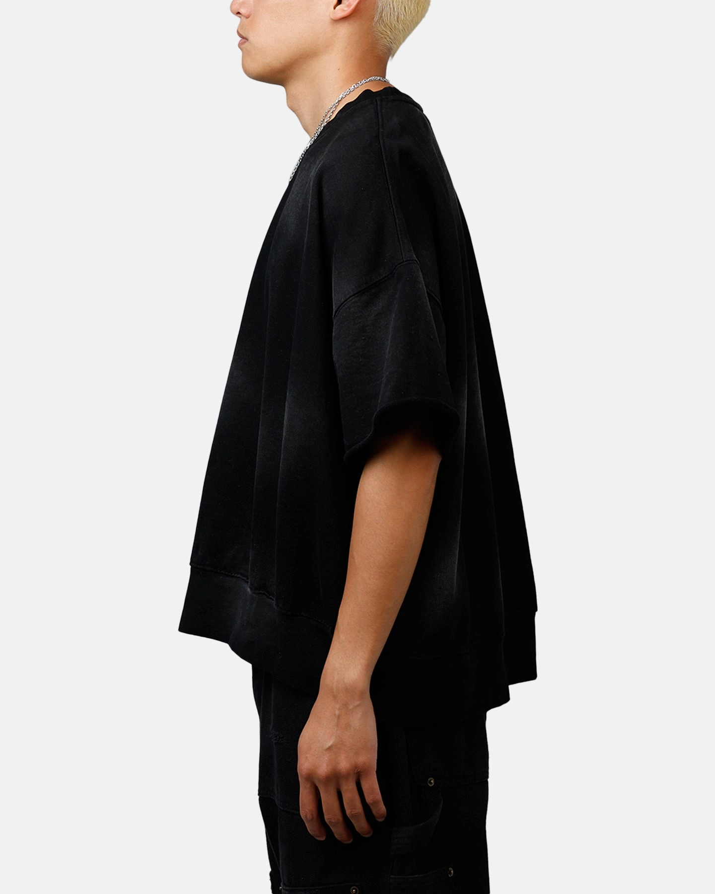 Everyday Chic MNML Oversized Crewneck T-Shirt Washed Black
