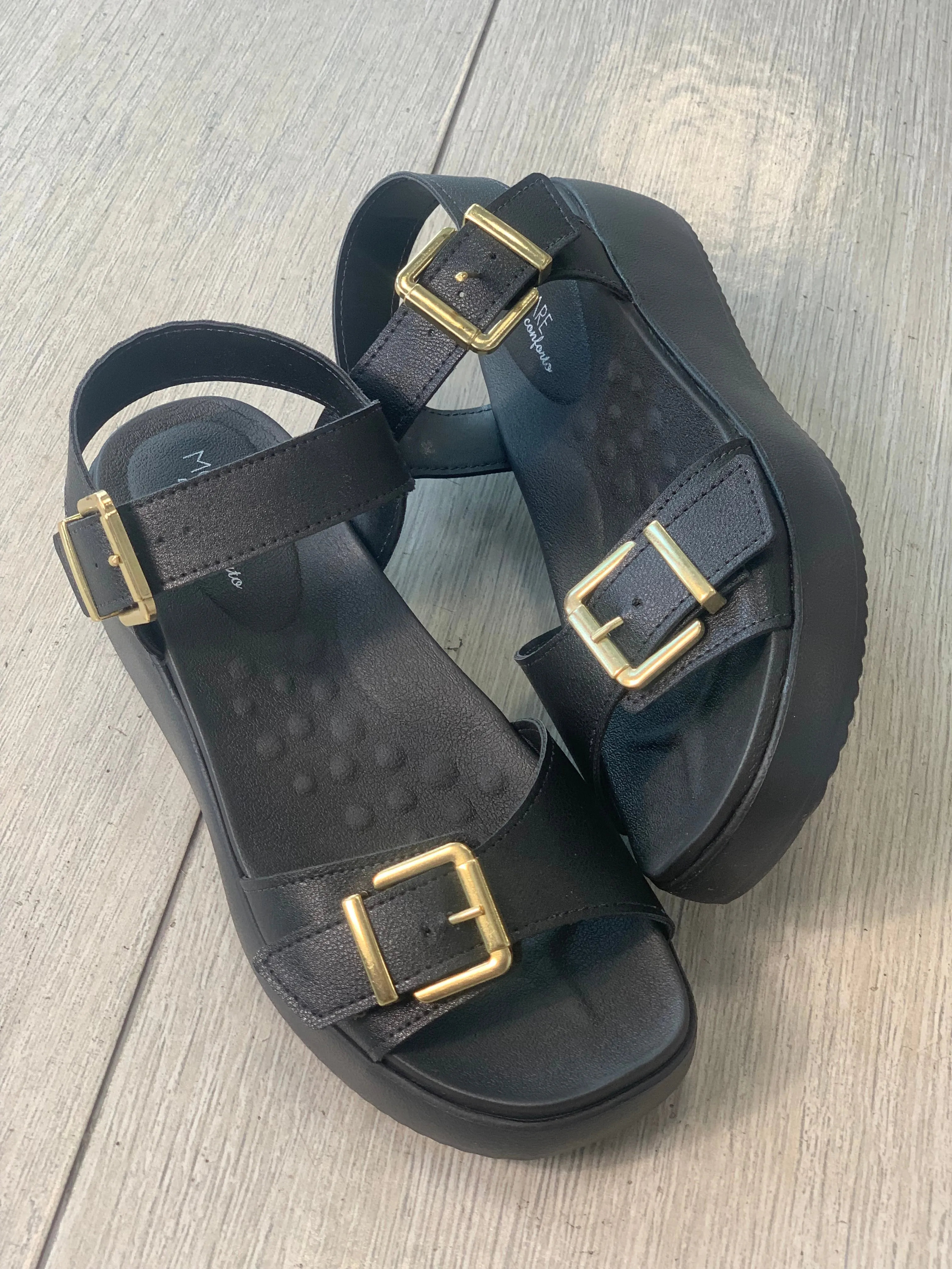 Modare Floather Black Sandals