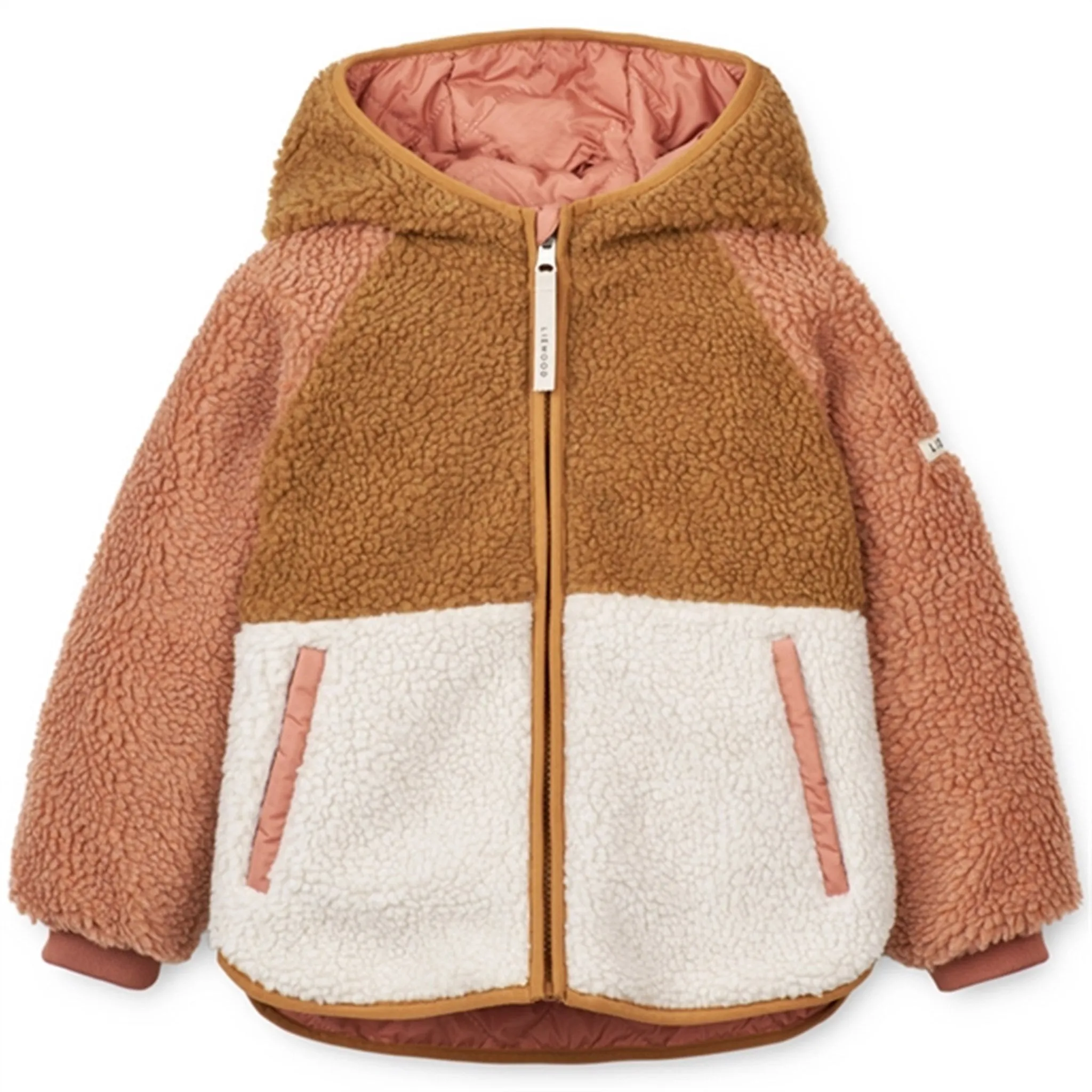 Durable Outer Shell Liewood Jackson Reversible Thermo Jacket Tuscany Rose Mix