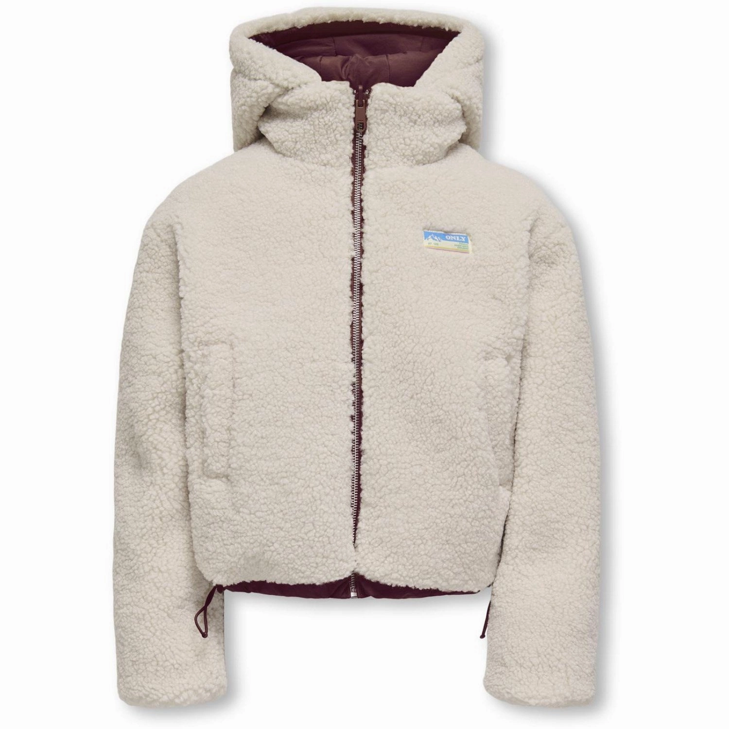 Frictionless Inner Layer Lightweight Layer kids ONLY Mauve Wine Kogmaria Life Reversib Puffer Jacket Otw