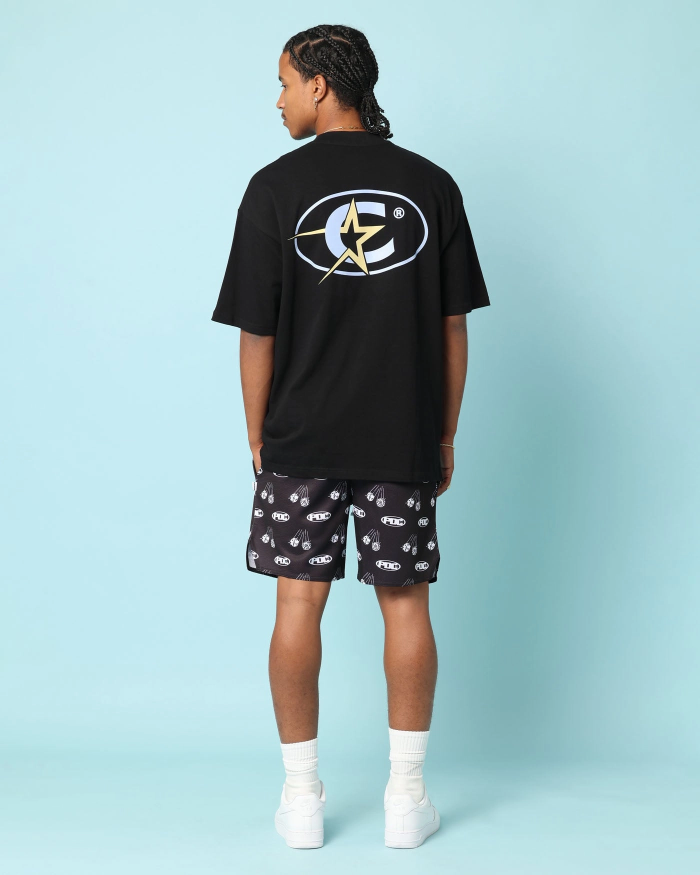 Comfy Style Carr?? C-Superstar Oversized T-Shirt Black