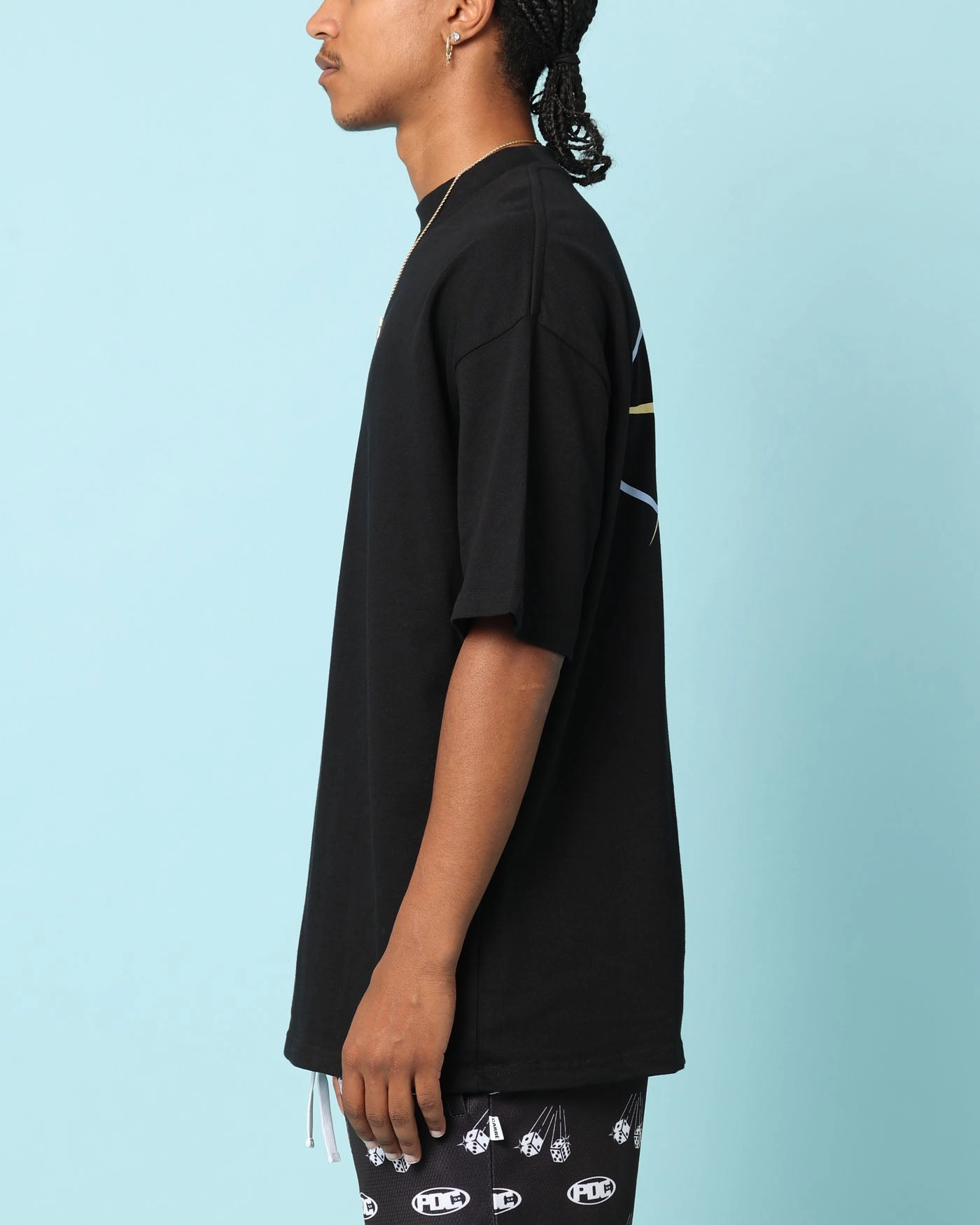 Sporty Layer Carr?? C-Superstar Oversized T-Shirt Black