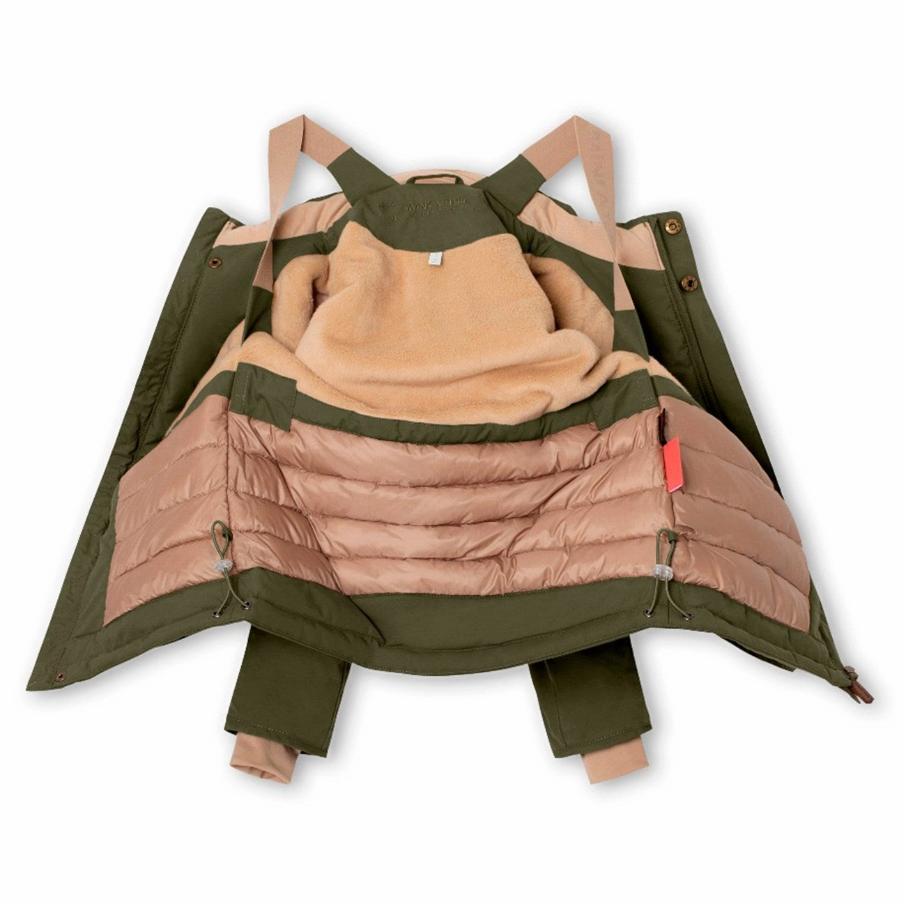 Mini A ture Olive night Kastorio Fleece Winter Jacket Thermal Insulation Layer Evening Out