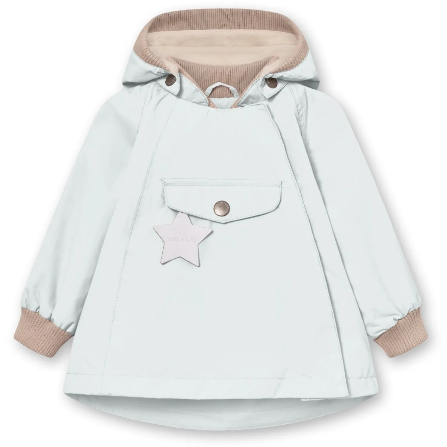 Mini A ture Blue Metal Wai Fleece Lined Spring Jacket. GRS Modern Functional Design Modular Attachment Loops