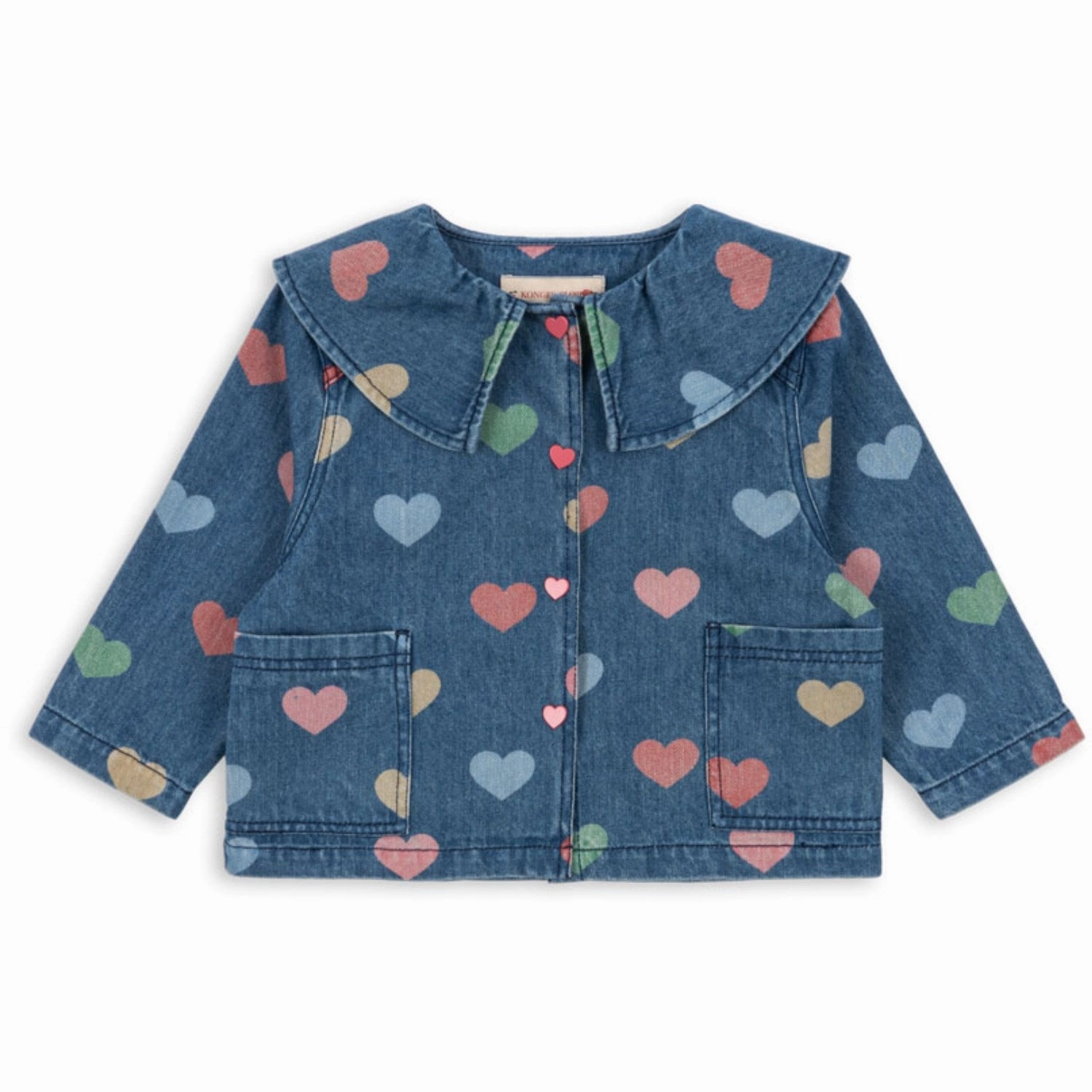 Konges Sl?jd Bon Coeur Color?? Magot Denim Shirt GOTS Hidden Ventilation Zones