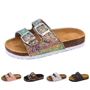 MOF Kids double strap slippers