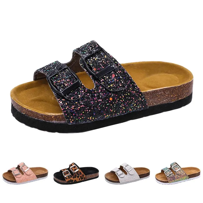 MOF Kids double strap slippers