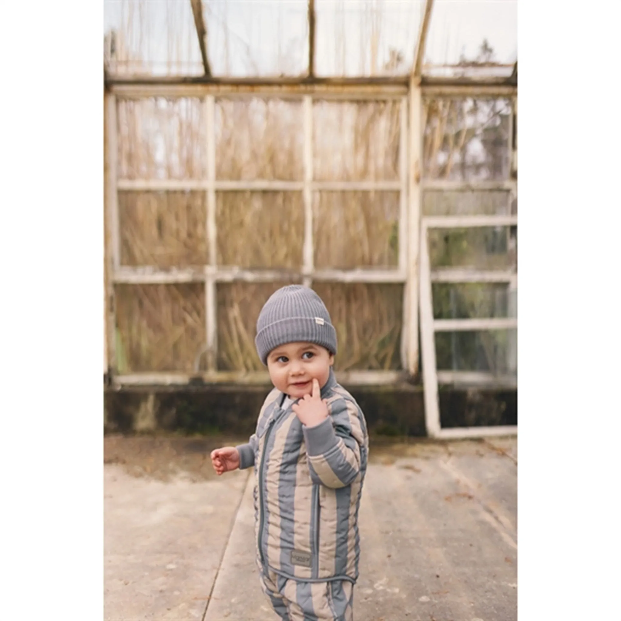 MarMar Alpaca Stripe Orry Thermo Jacket Hollow Fiber Fill