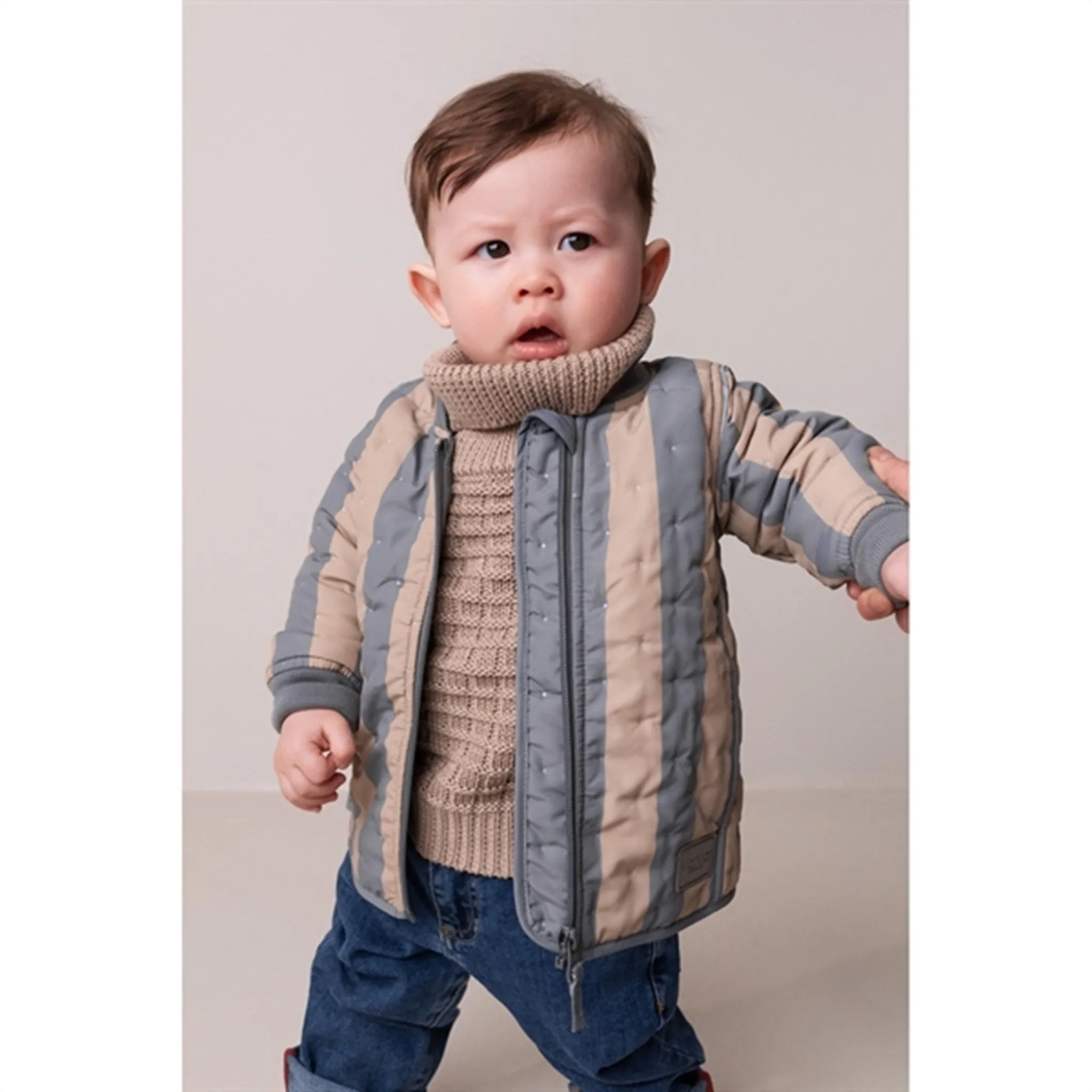 Lightweight Construction MarMar Alpaca Stripe Orry Thermo Jacket