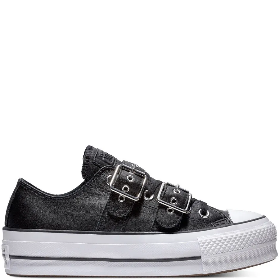 Converse scarpa sneakers da donna con zeppa CTAS Lift Buckle 562835C black Aero Dynamic Ventilation