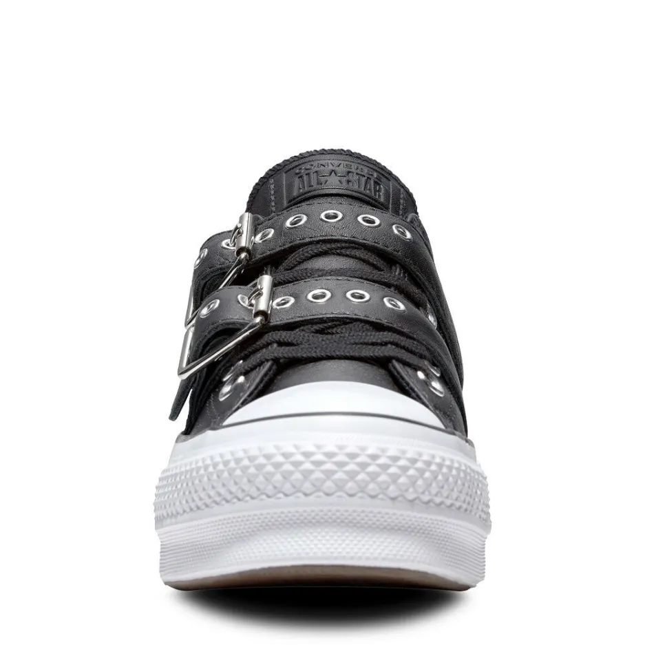 Adaptive Arched Support System Converse scarpa sneakers da donna con zeppa CTAS Lift Buckle 562835C black