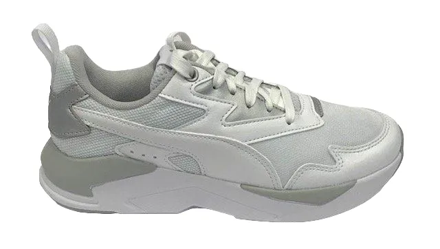 minimalist - design - elegance shoes running with a running vest Puma sneakers da donna X-Ray Lite Metallic 374737 03 bianco