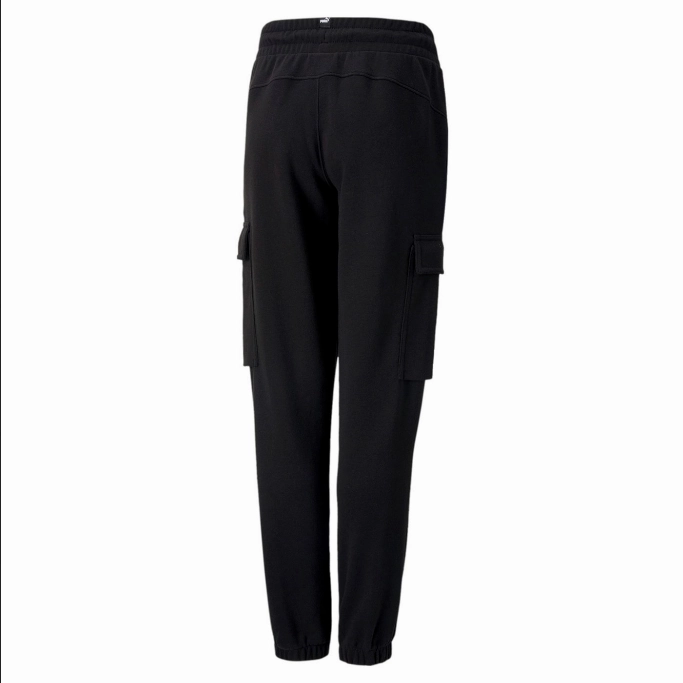 Puma pantalone sportivo con tasconi da ragazzo Power Cargo Sweatpants cl B 589339 01 nero Running Gear Trendy Look