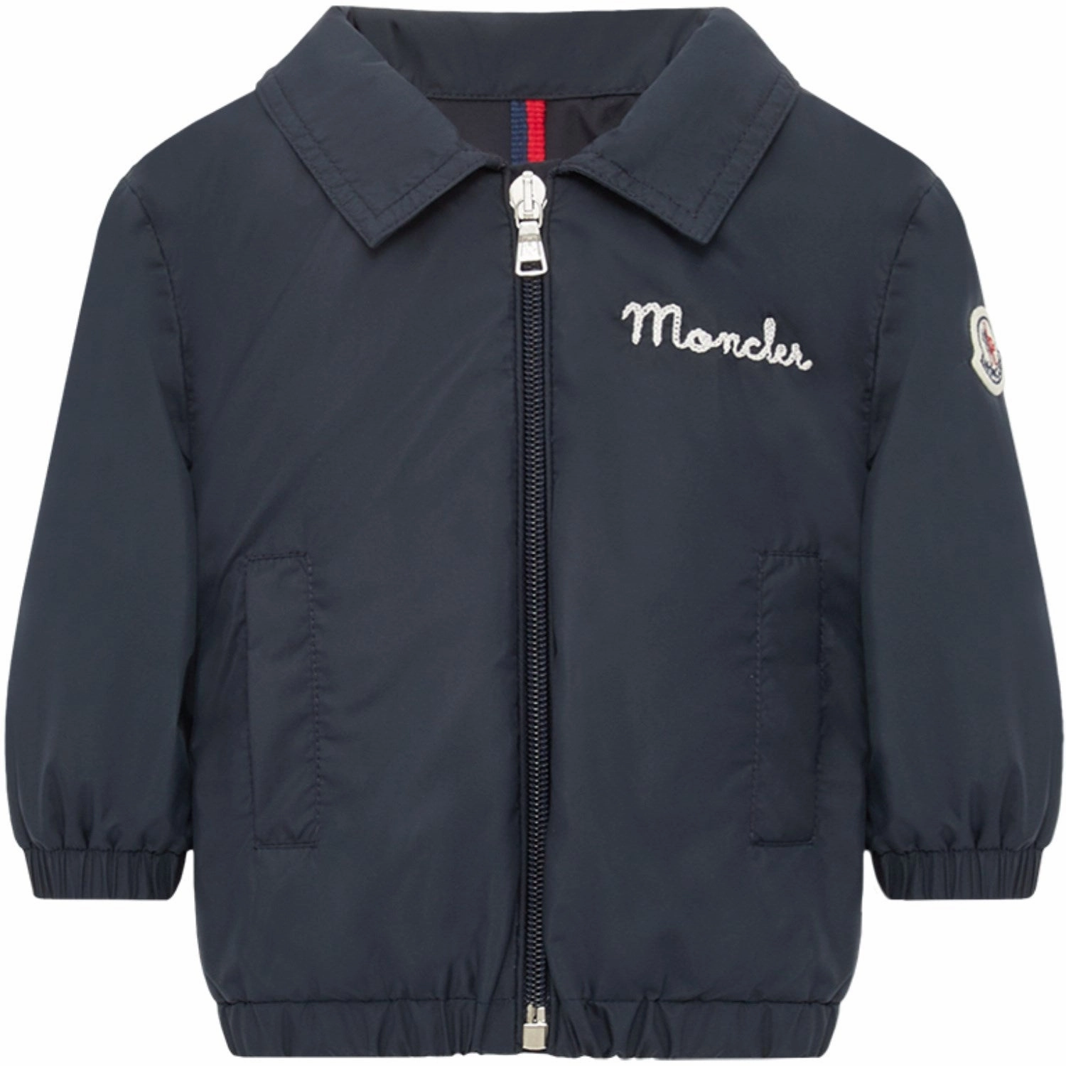 Rubberized Edging New Cut Moncler Dark Blue Brendann Shirt Jacket
