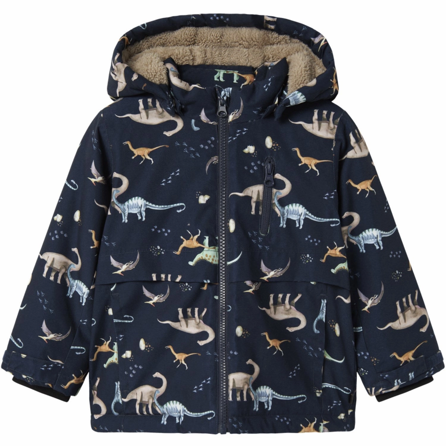 Name It Dark Sapphire Nmmsnow05 Jacket Aop 1fo Soft Lined Interior