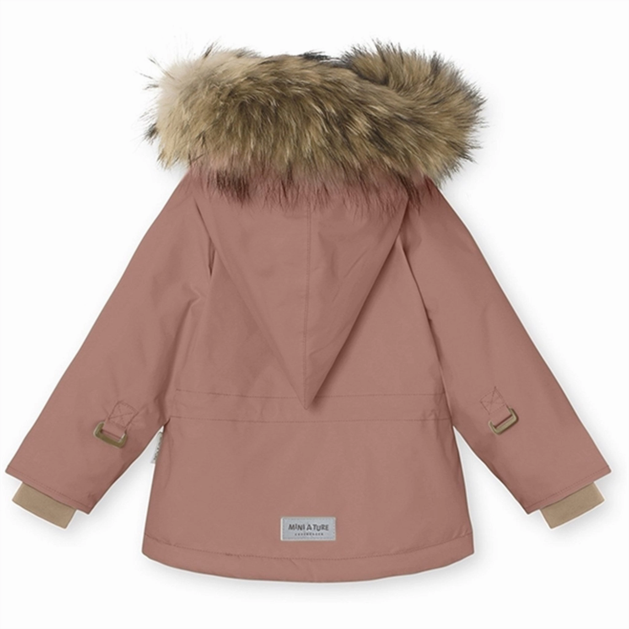 Sporty Chic MultiLayerSystem MINI A TURE Wang Fleece Fur Winter Jacket Wood Rose