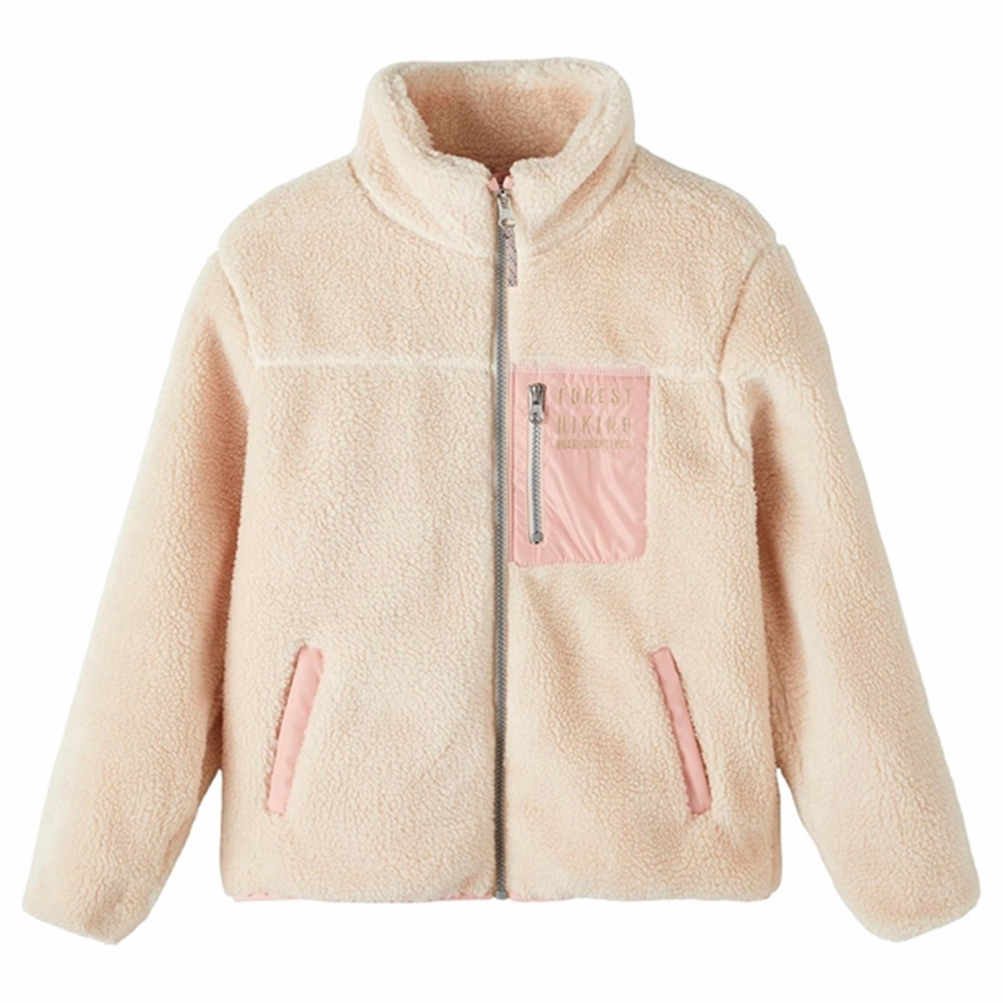 Name it Sandshell Madele Teddy Jacket Multi Pocket Layout Functional Piece