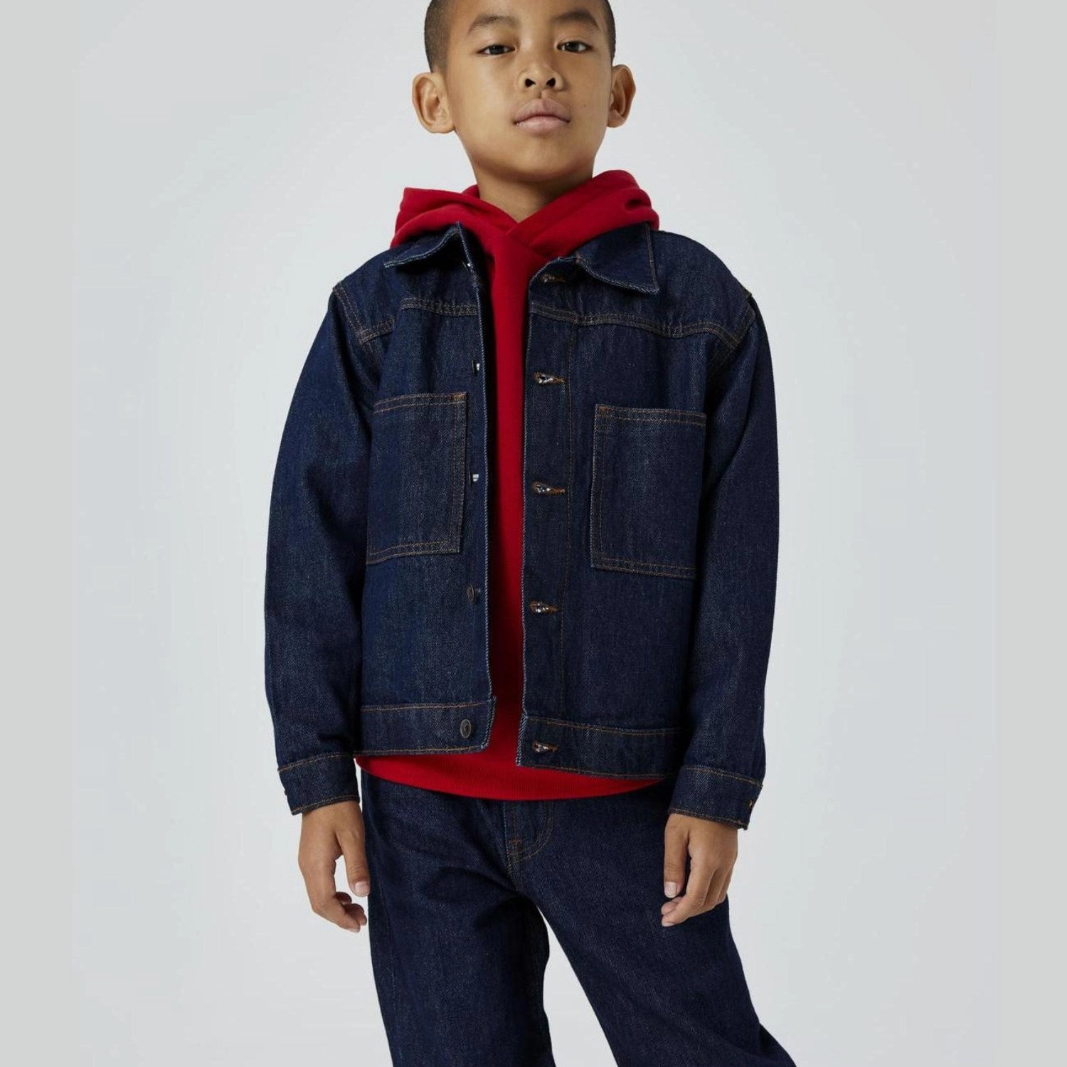 Soft Shell Name It Dark Blue Denim Unwashed Reese Denim Jacket