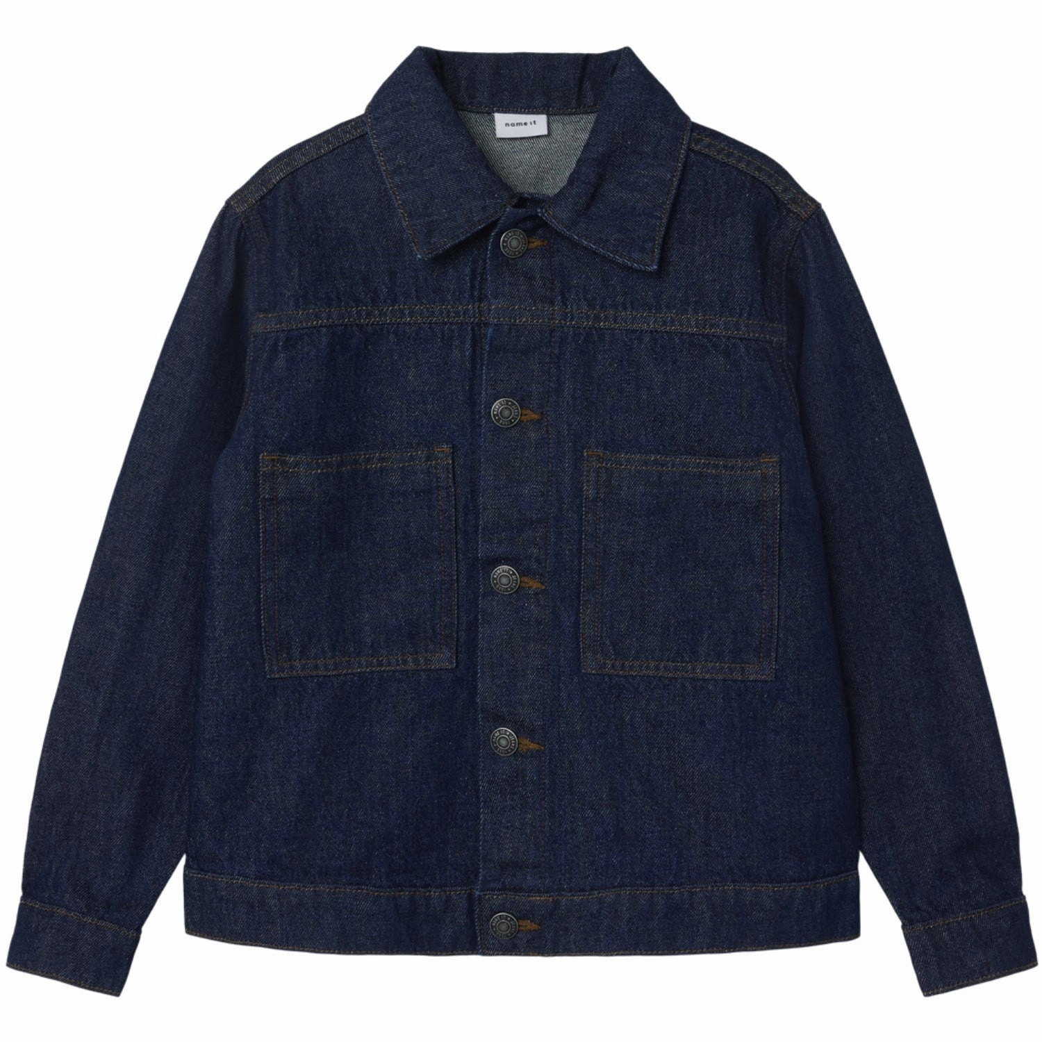 Name It Dark Blue Denim Unwashed Reese Denim Jacket Heat Reflective Lining Thermal Insulated