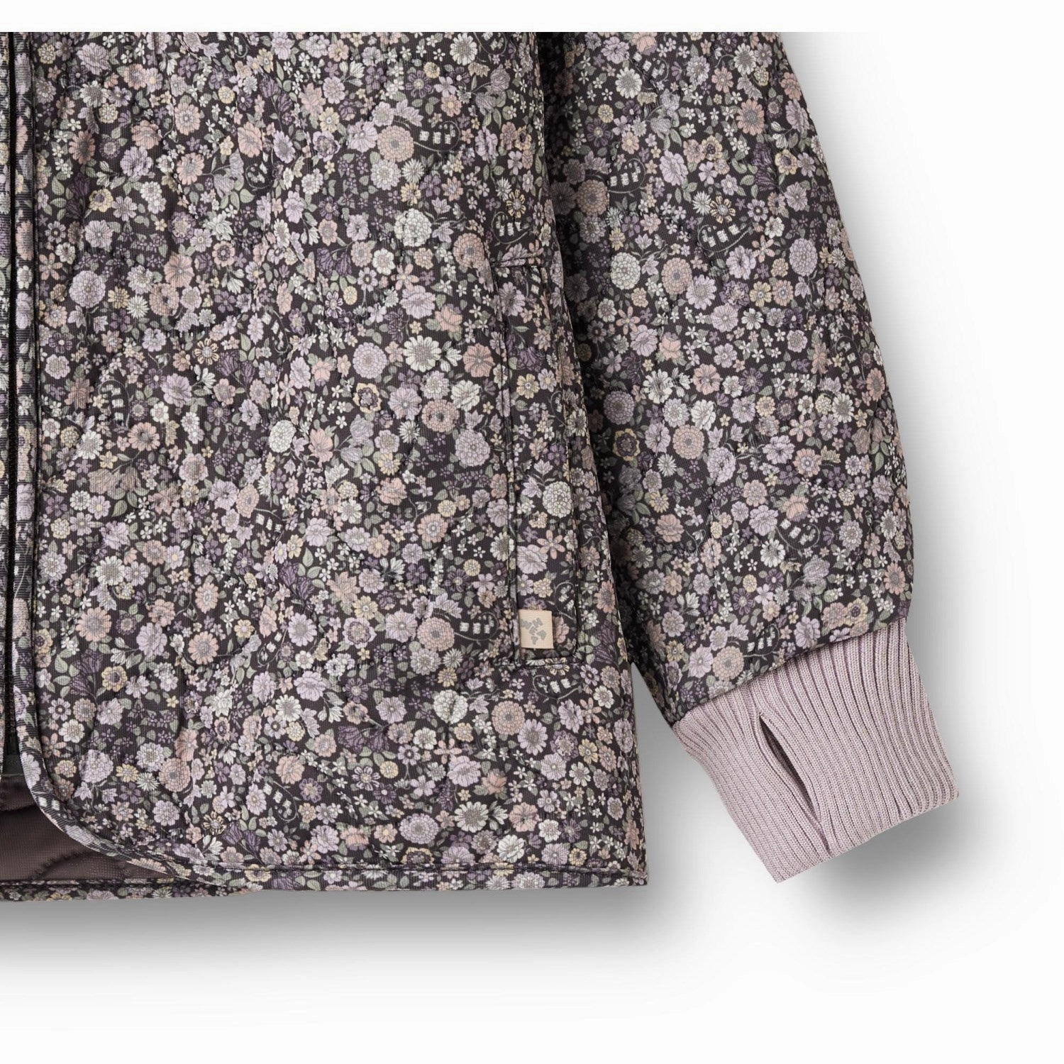 Wheat Black Sea Flowers Thermo Jacket Thilde Foldable Storage