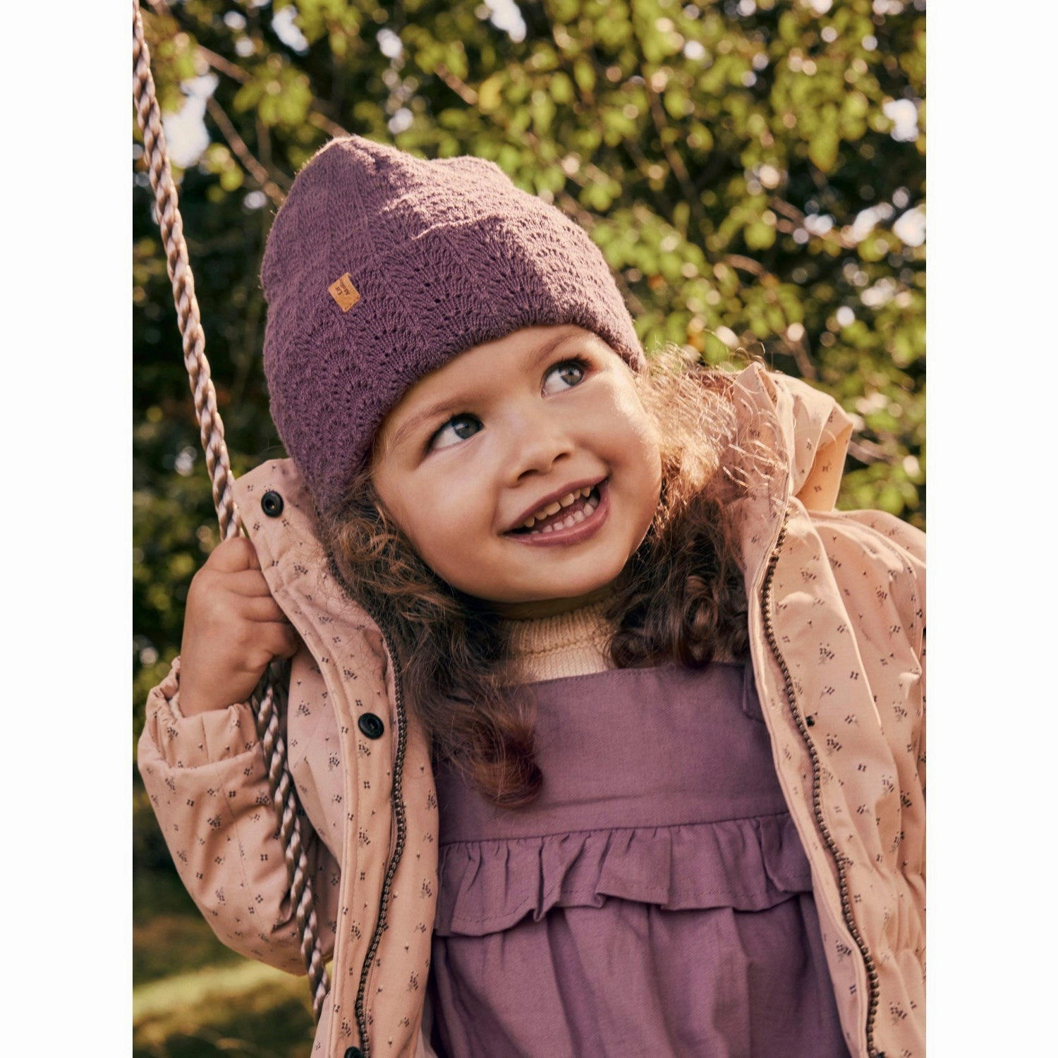 Waterproof Material Lil'Atelier Rugby Tan Gerda Long Jacket AOP