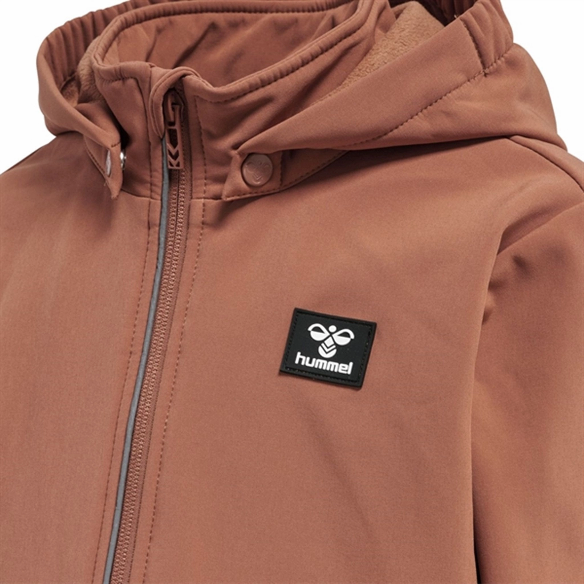 ReflectiveTrimDetails Hummel Copper Brown Mars Softshell Jacket