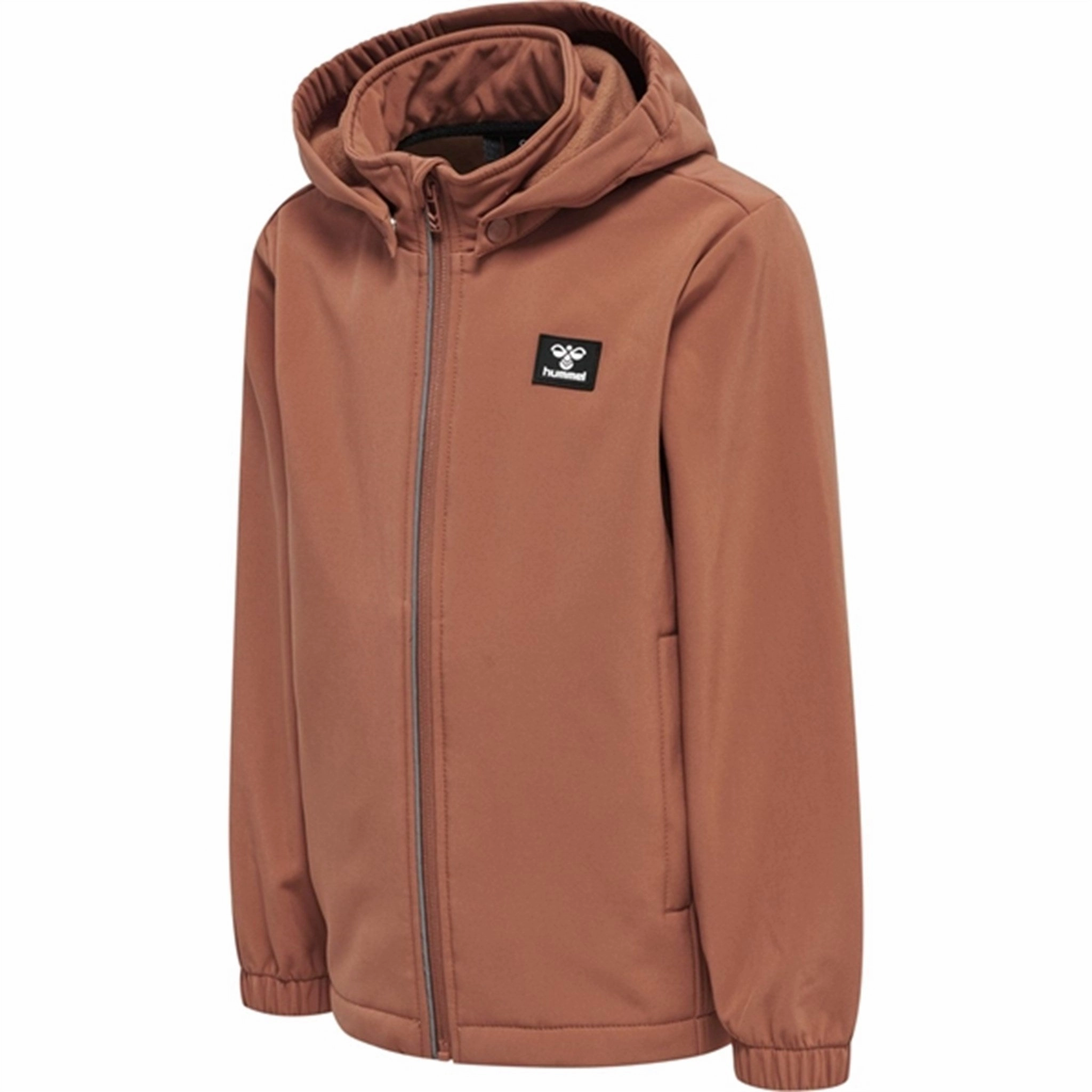 Hummel Copper Brown Mars Softshell Jacket Water Repellent Coating Utility Inspired Look