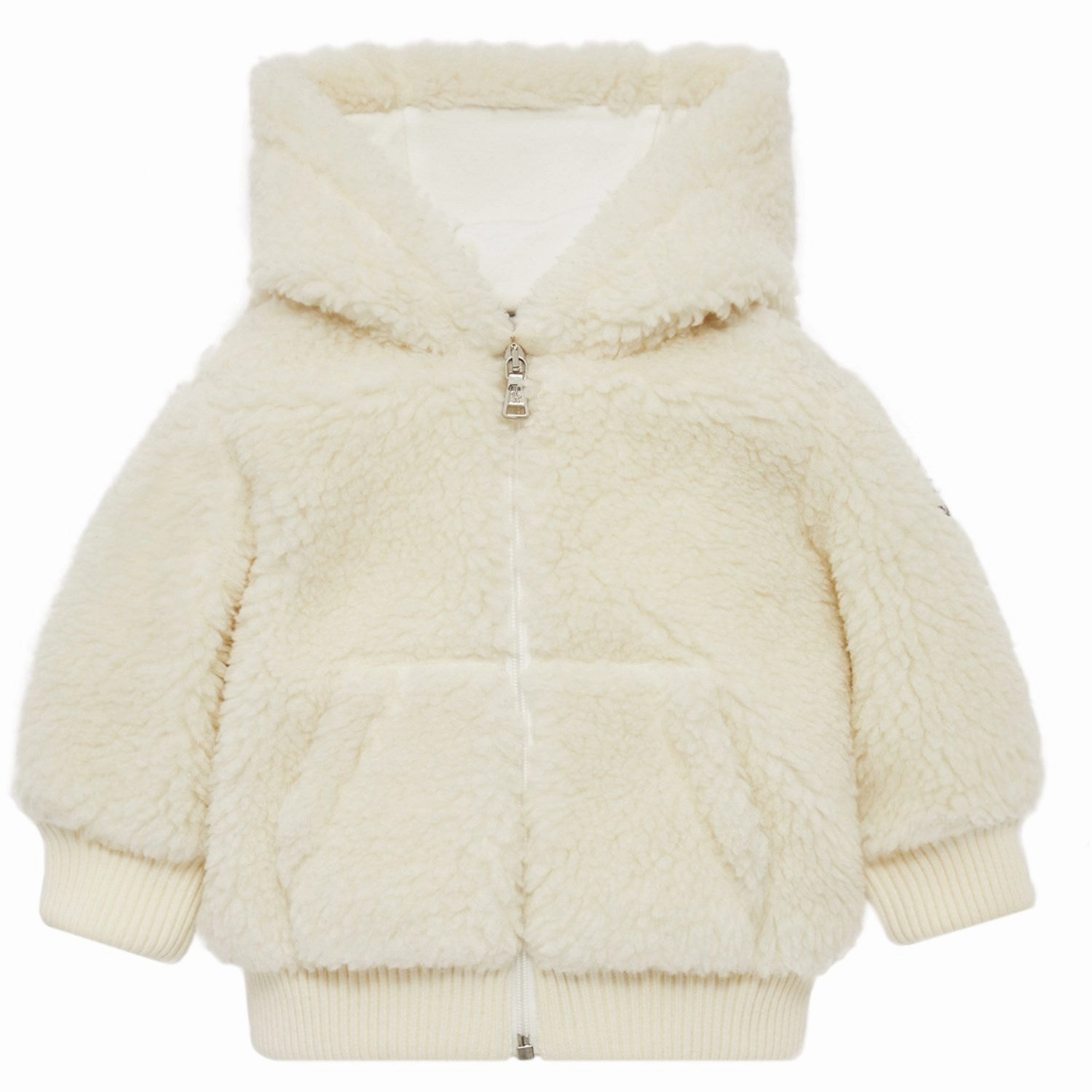 Moncler Natural Zip Up Jacket SiliconeGrip Non Irritating Tags