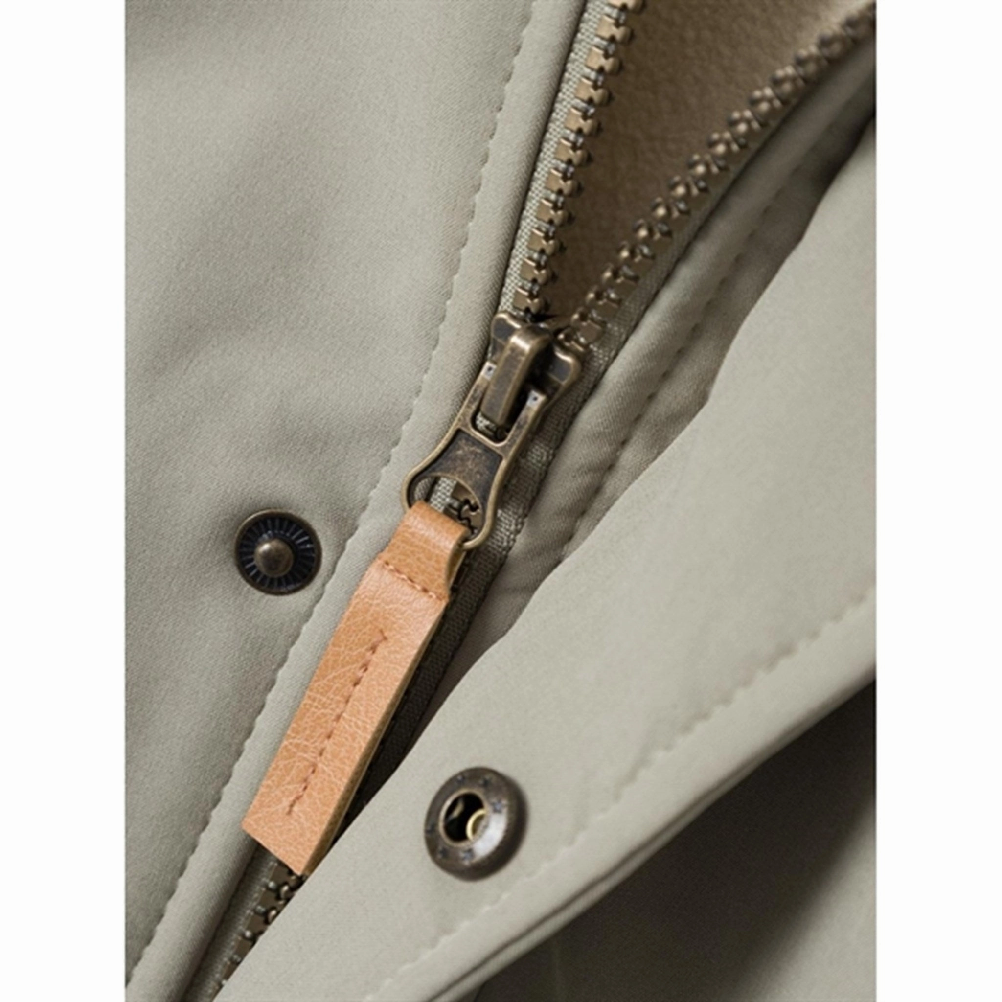 Lil'Atelier Dried Sage Laalfa Softshell Jacket Solid Casual Street Style