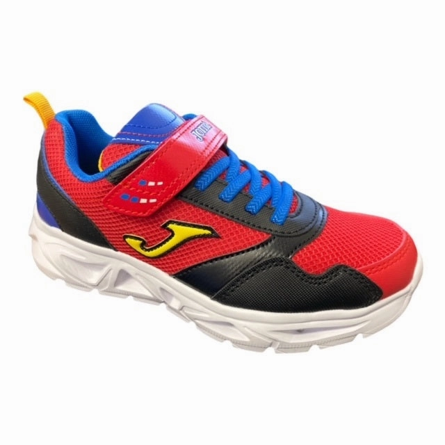 running in a nature reserve Joma scarpa da ginnastica da bambino Star Jr 2206 red-blue