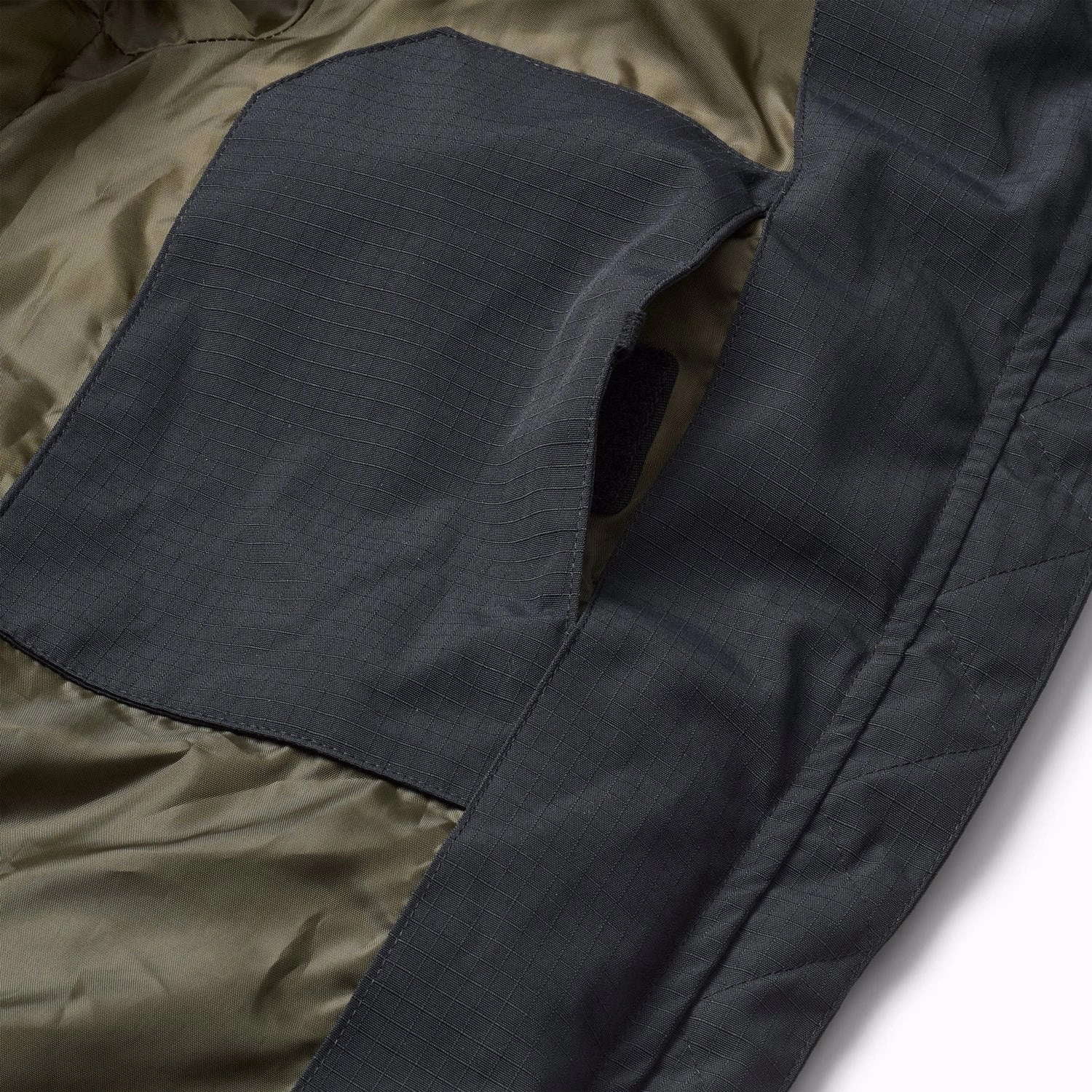 Molo Black Harper Jacket Anti Pill Surface Waterproof Zipper Closure