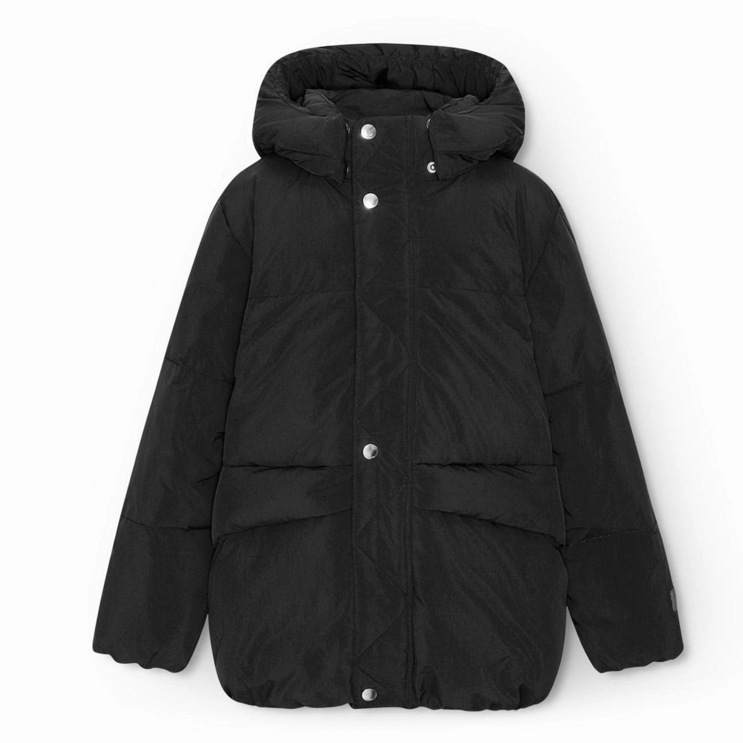 Molo Black Hayden Jacket Wind Blocking Fabric Ergonomic Shoulder Design