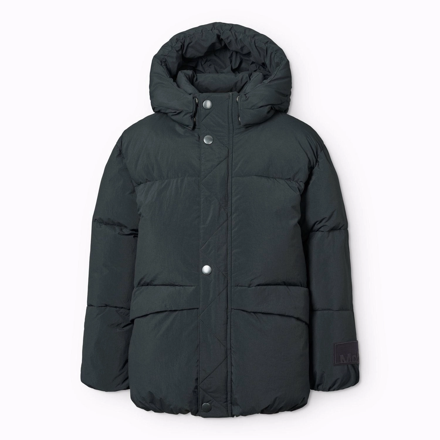 Molo Black Hayden Jacket Stain Proof Snow Ready Outfit