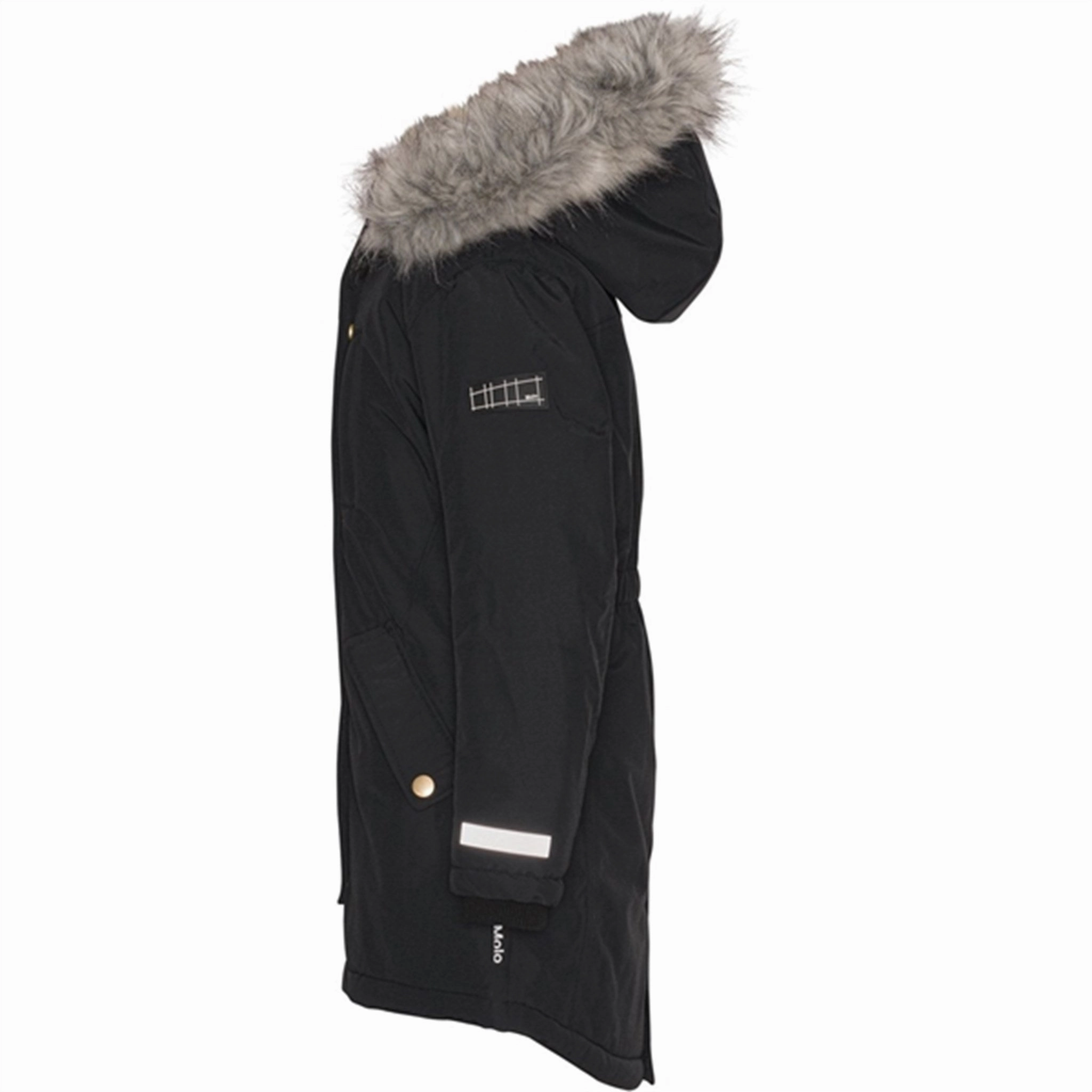 Molo Black Peace Jacket Fade Resistant Exterior