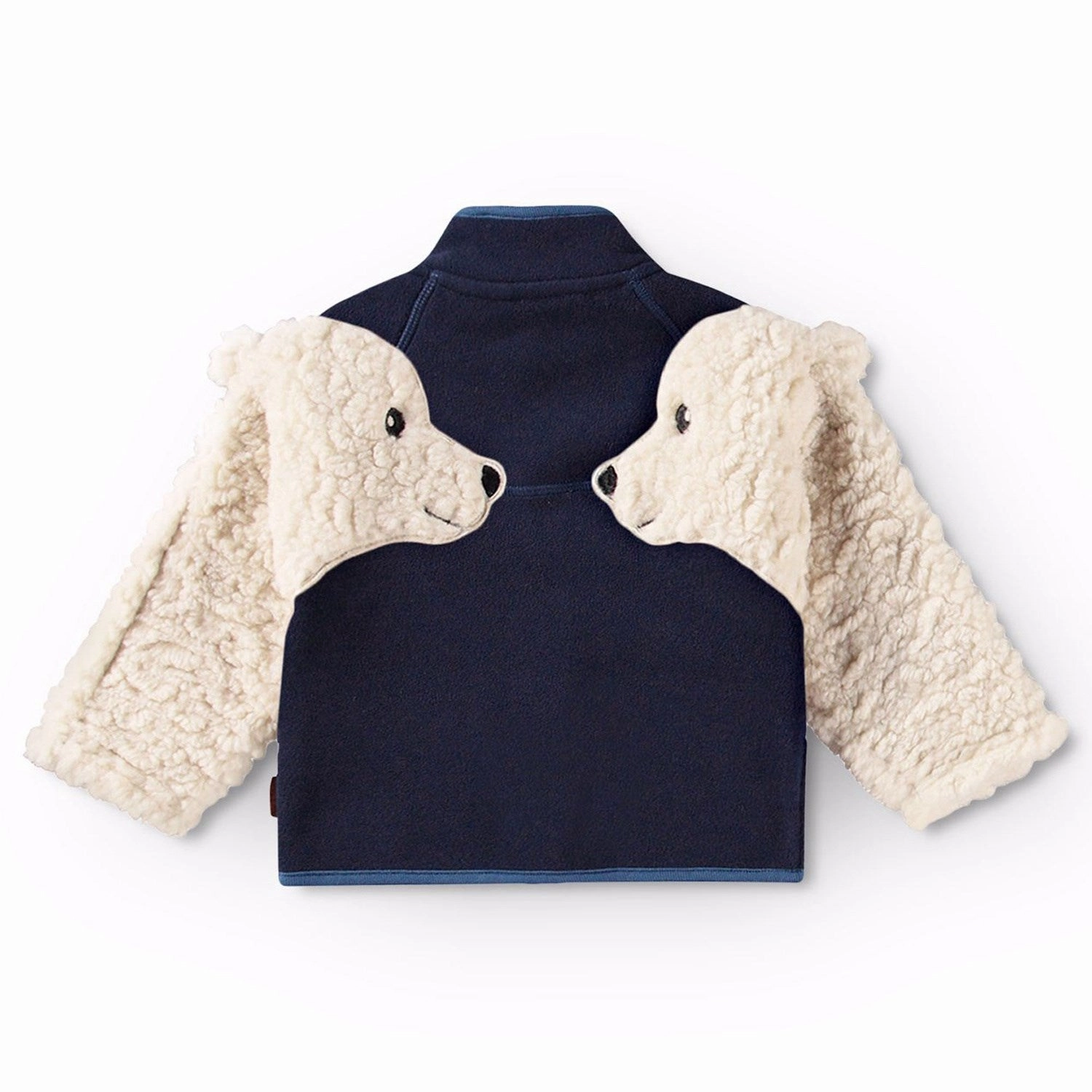 Quilted Pattern Molo Dark Night Ummi Fleece Jacket