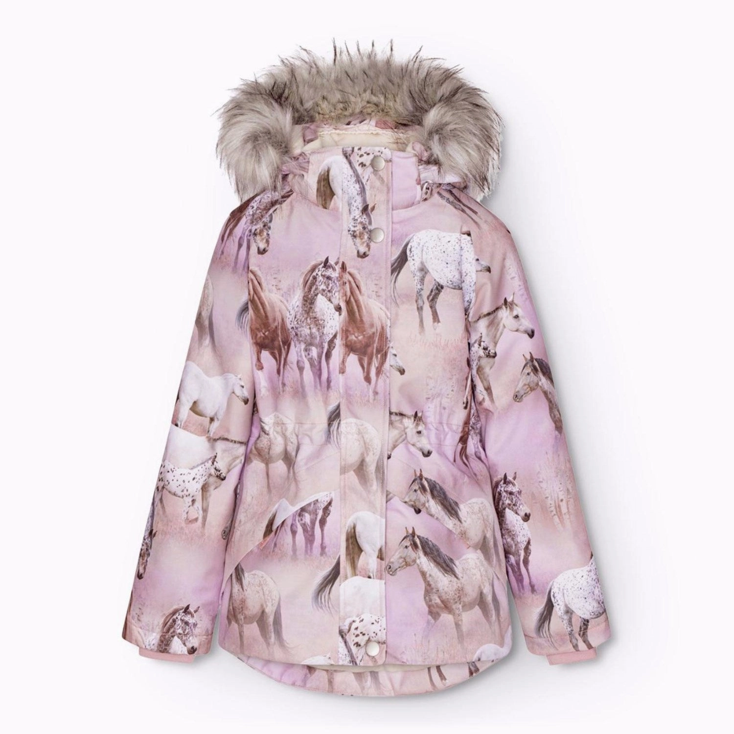 ConvertibleCollar Molo Dreamy Horses Cathy Fur Jacket