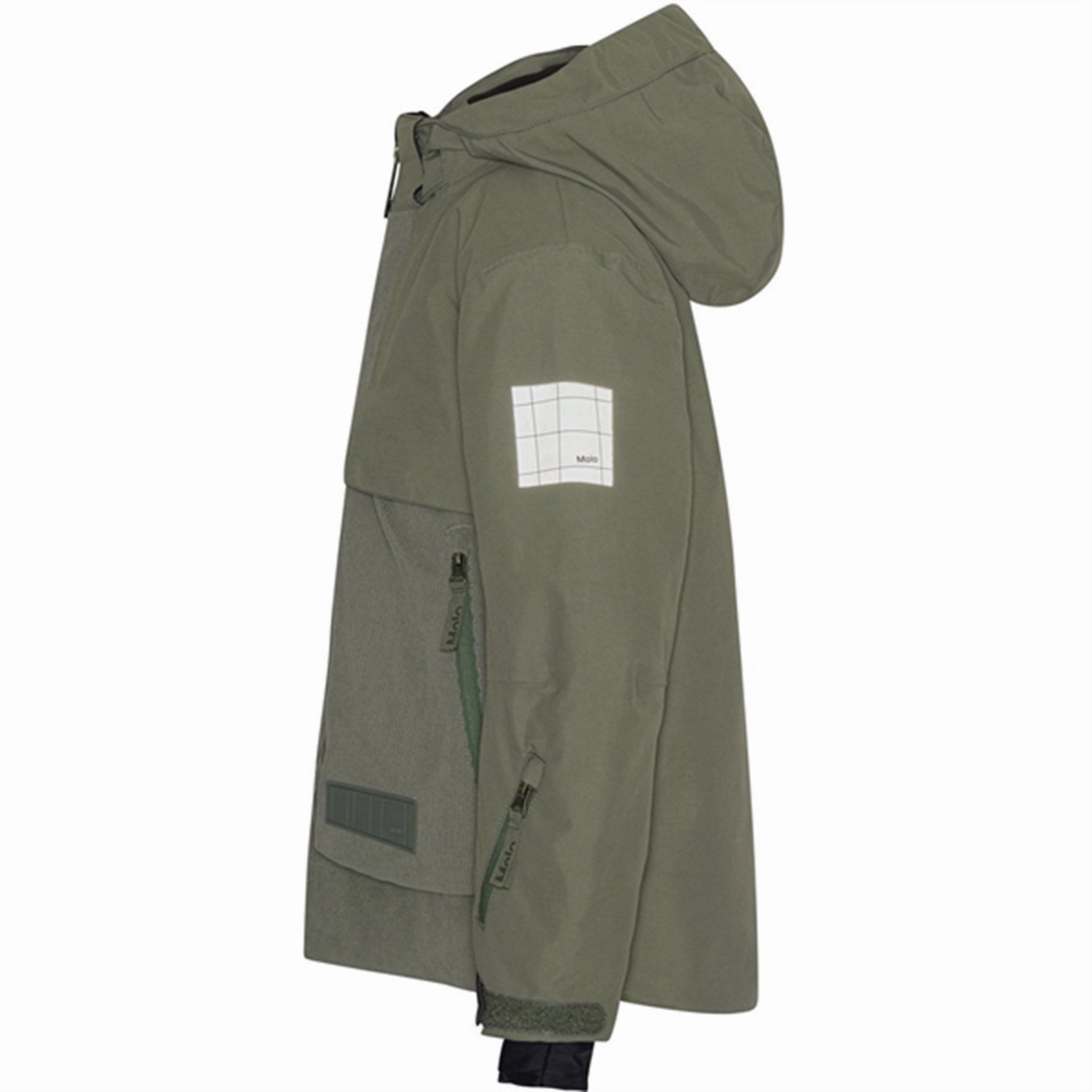 On The Go Layer Breathable Lining Design Molo Dusty Green Alpine Jacket