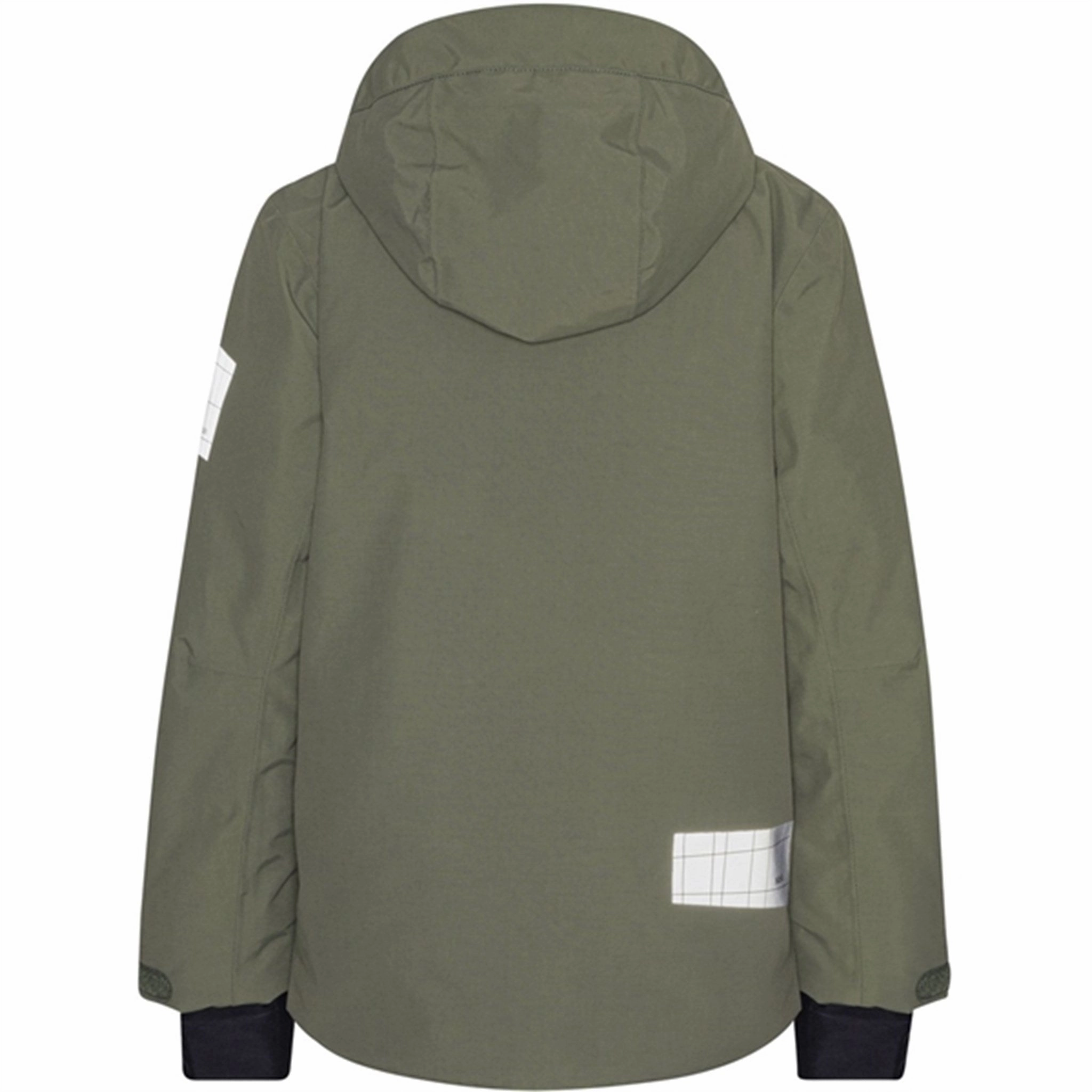 Molo Dusty Green Alpine Jacket Mid Length Cut Eco Friendly Dyed Fabric