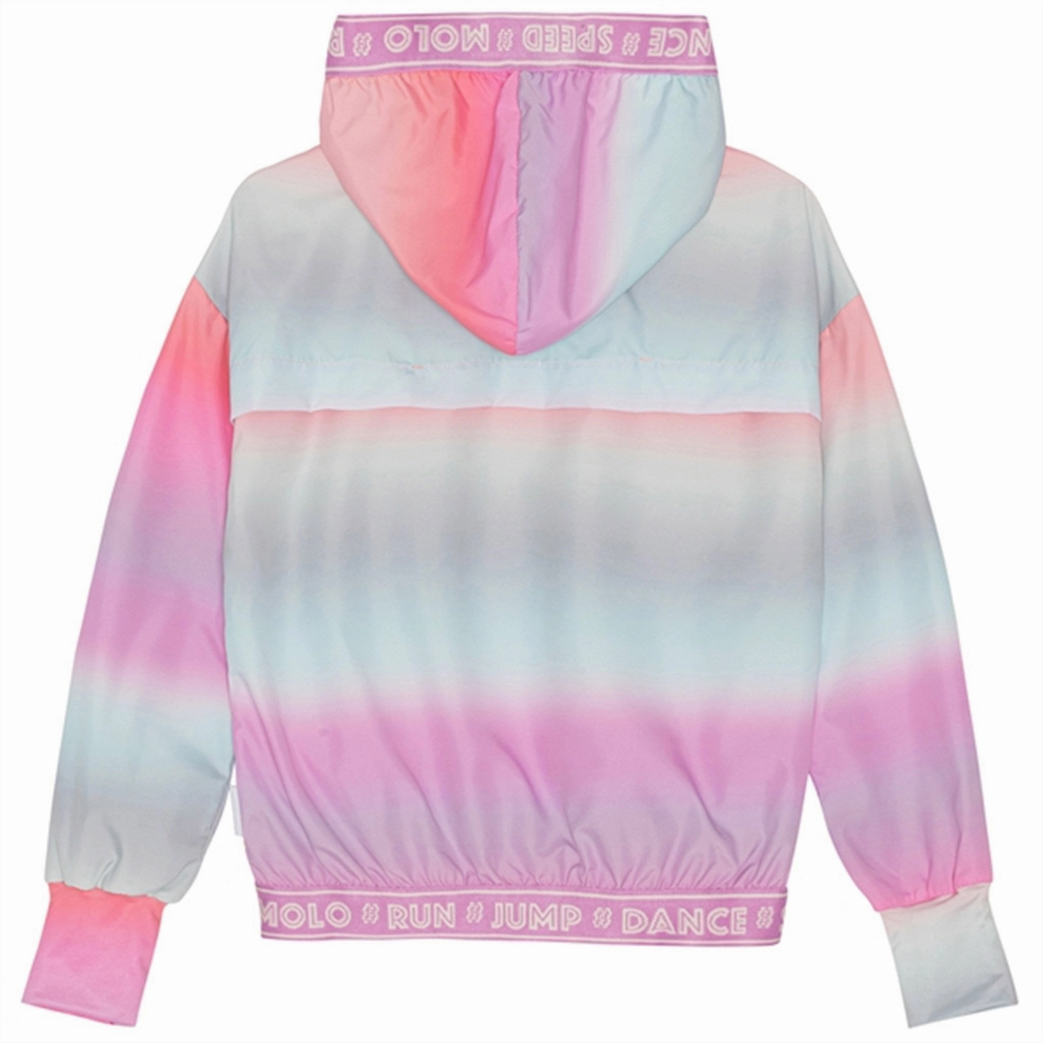 Molo Exercise Misty Stripe Ophelia Jacket Insulated Padding Waterproof Fabric