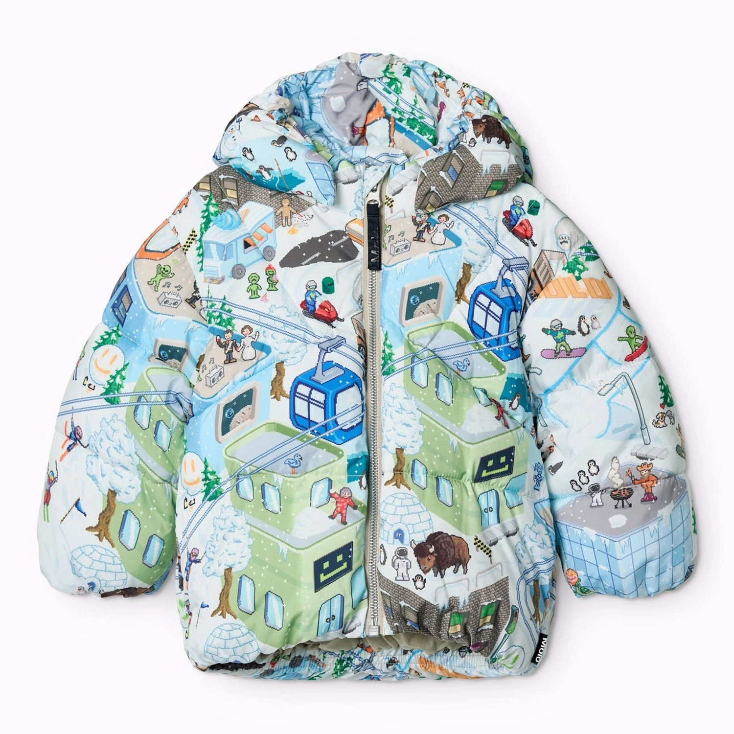 Thermoplastic Elastomer Trim Molo Pixel Winter Harpo Jacket