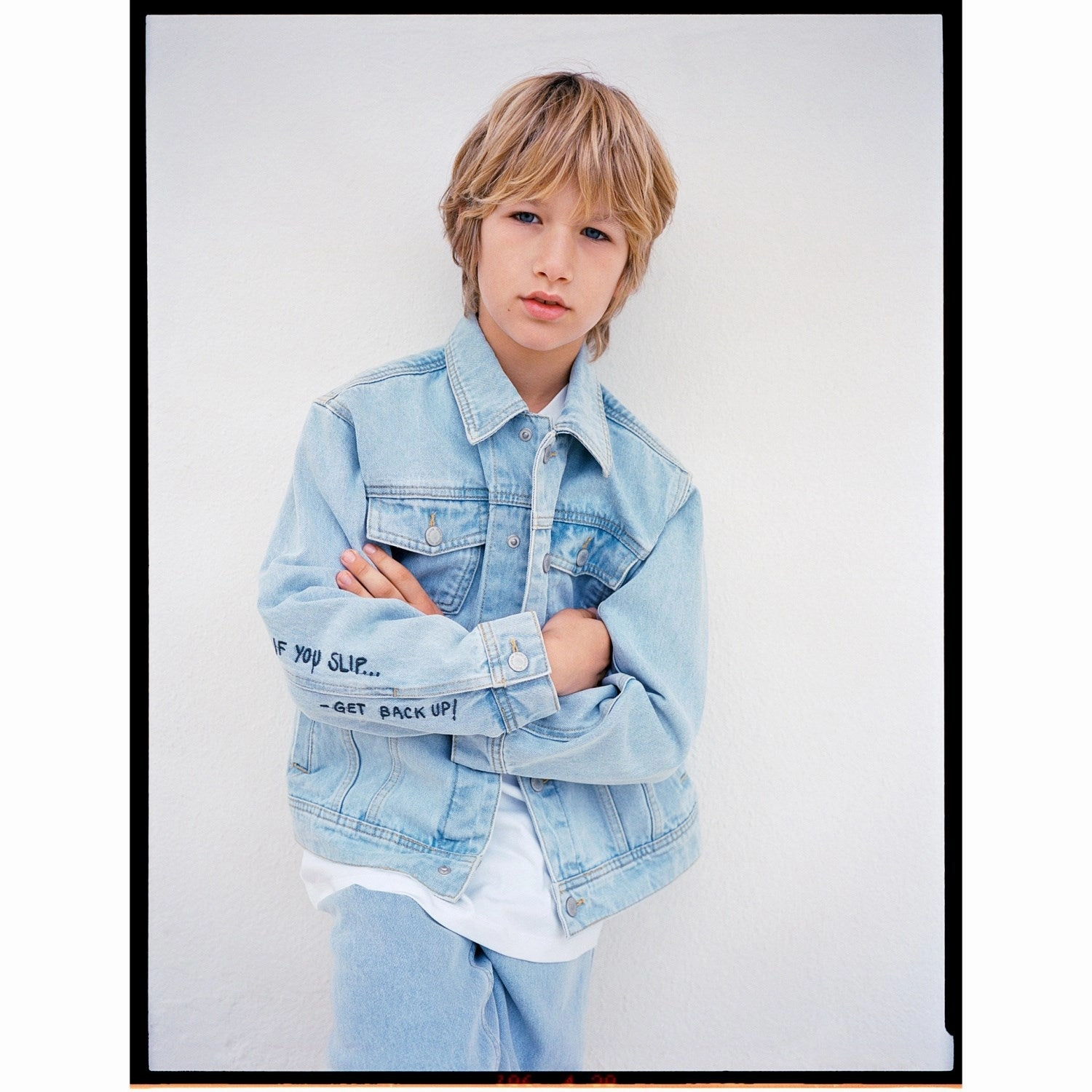 Casual Chill Look Reflective Safety Details Molo Sun-bleach Blue Honore Jacket