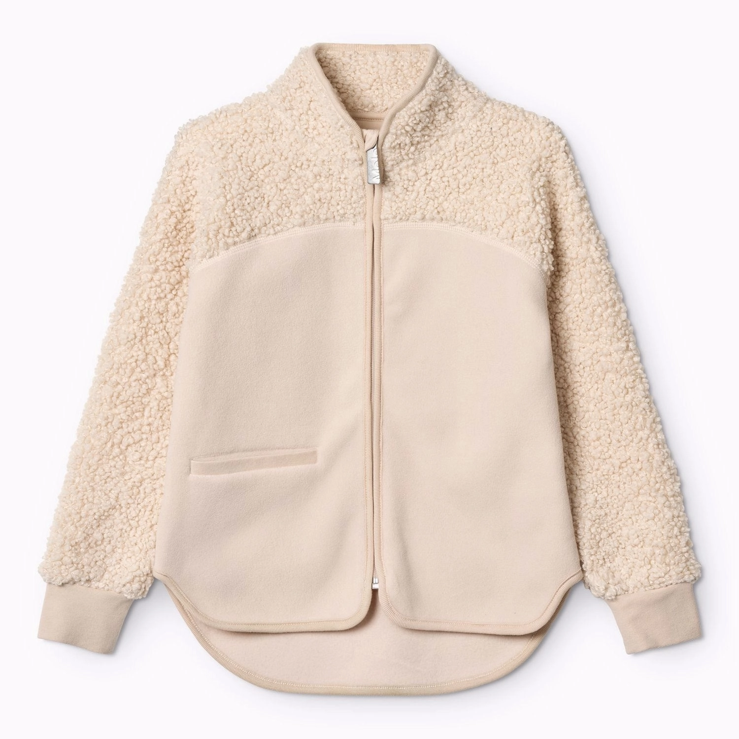 Molo Vanilla Ulani Fleece Jacket High Tensile Reinforcement Noise Free Zippers