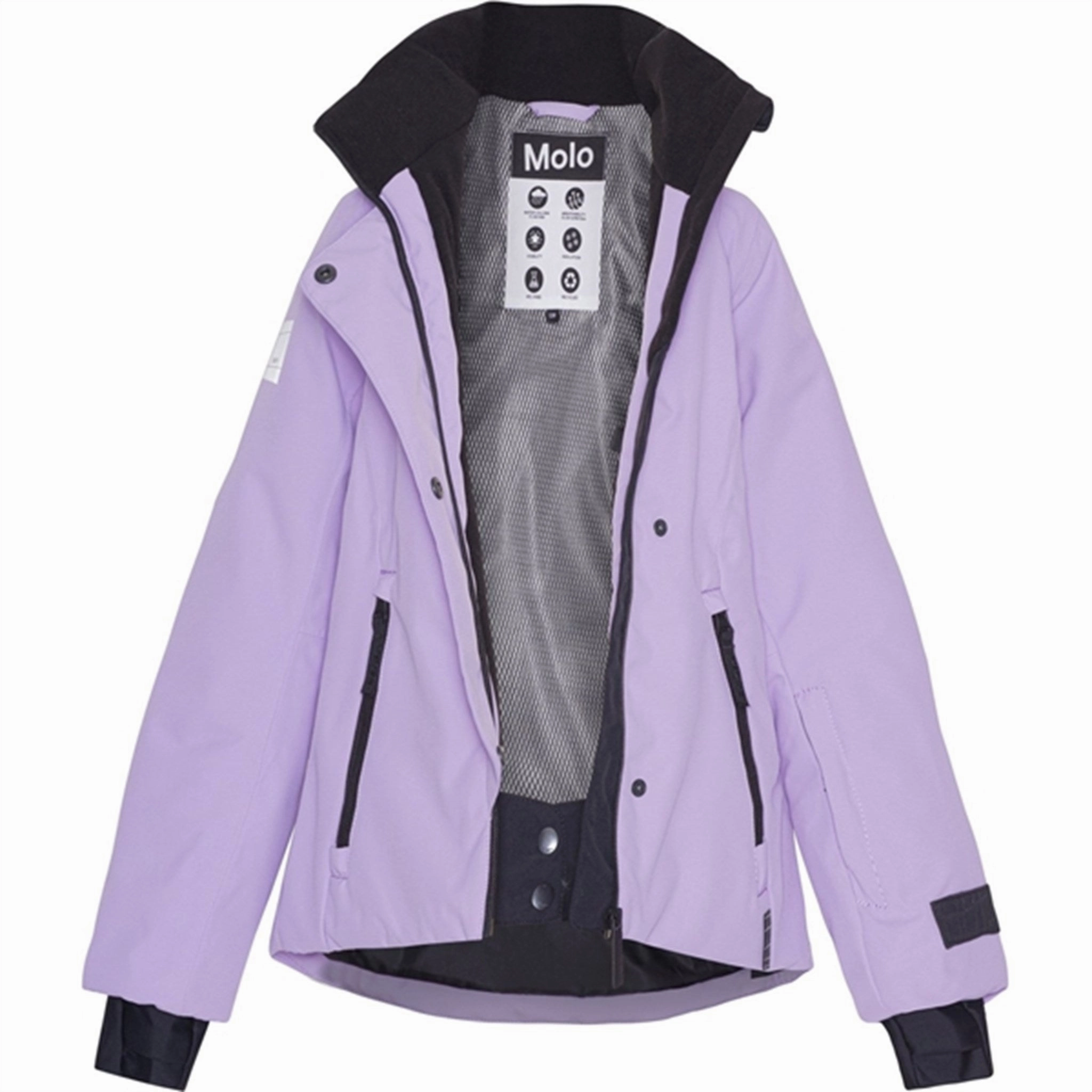 Zipper Closure Mechanism Molo Violet Sky Pearson Jacket