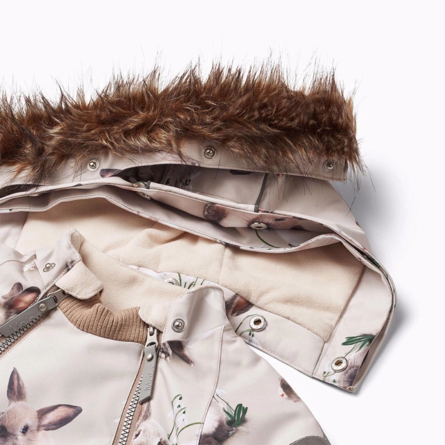 Reversible Layer Molo Winter Rabbits Hopla Fur Jacket